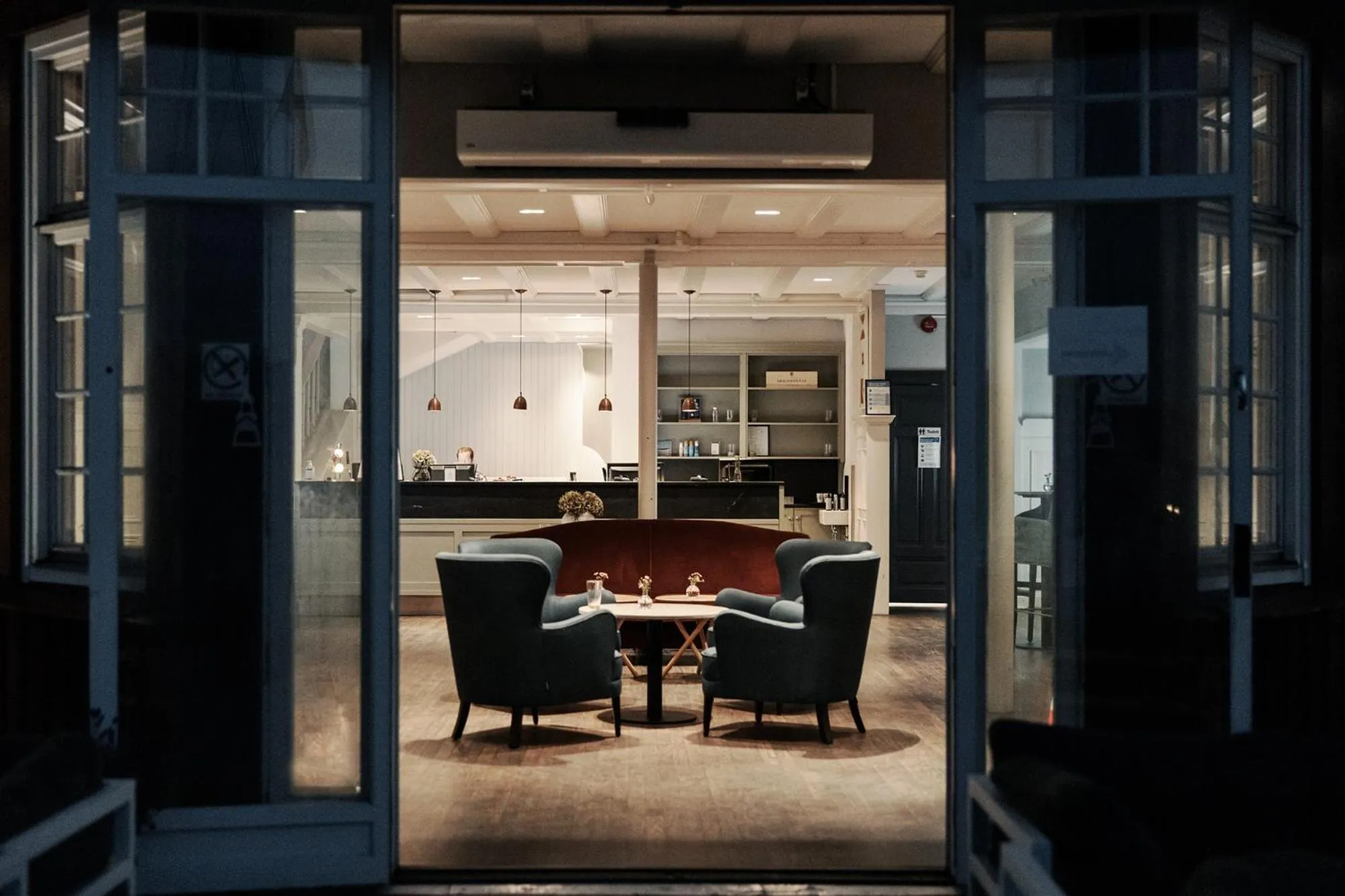 Lobby or reception in Sandhamn Seglarhotell