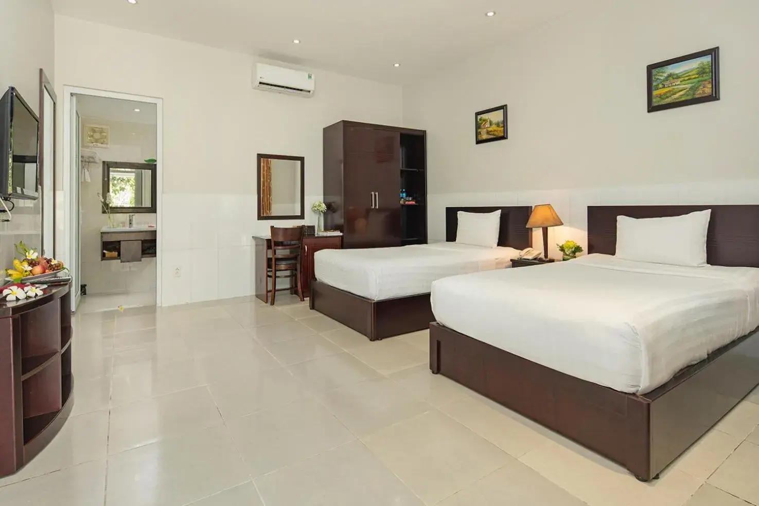 Garden view, Bed in The Sailing Bay Beach Resort Garden view, Bed in The Sailing Bay Beach Resort
