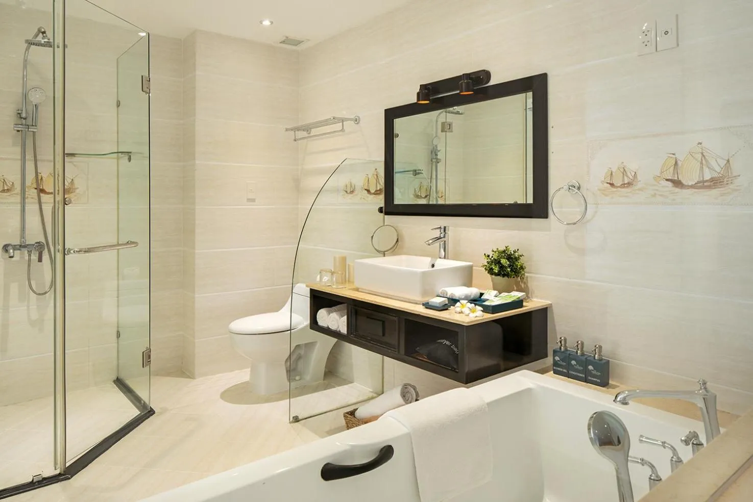 Bathroom in The Sailing Bay Beach Resort