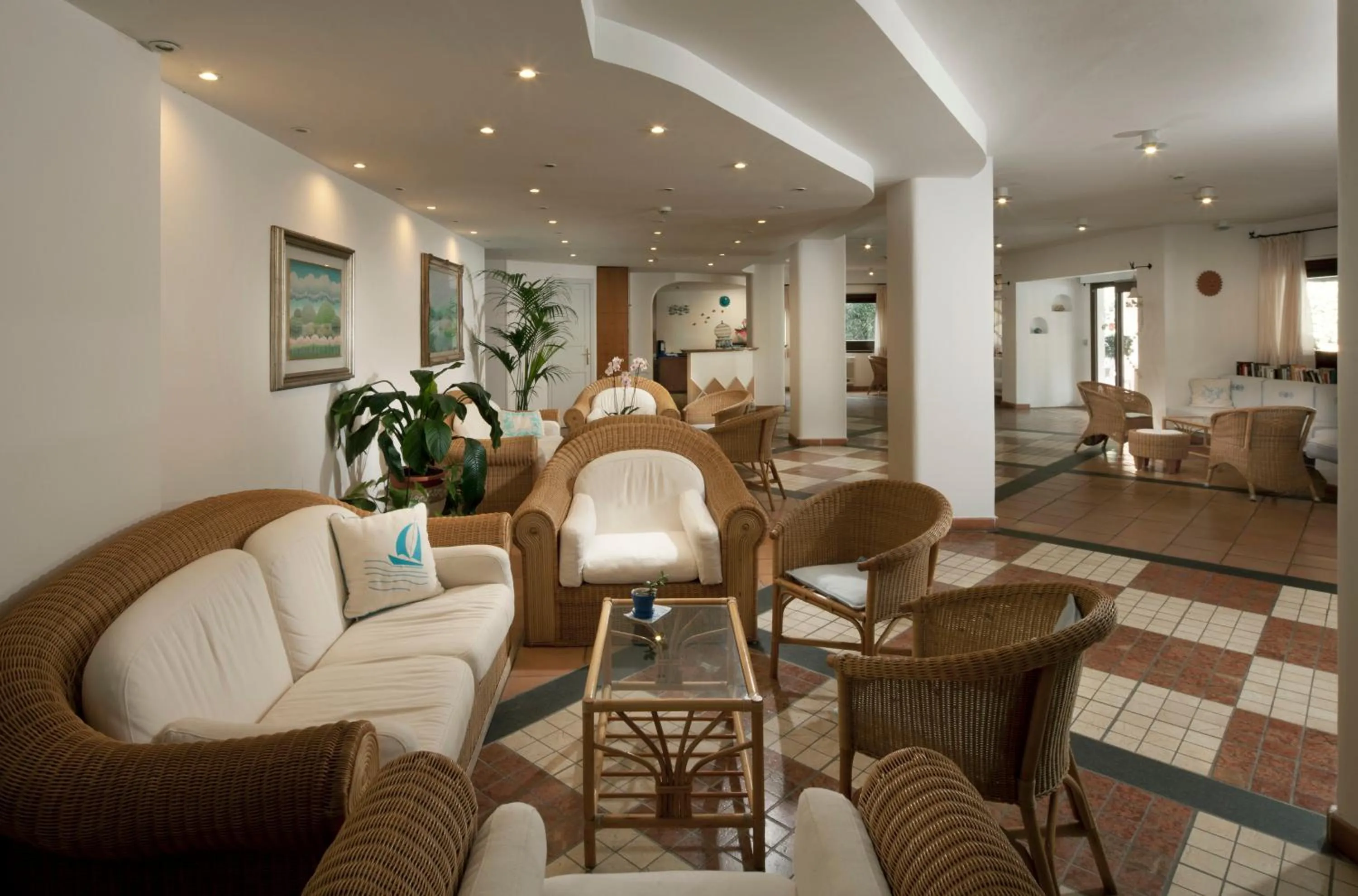 Living room in Hotel Corallaro