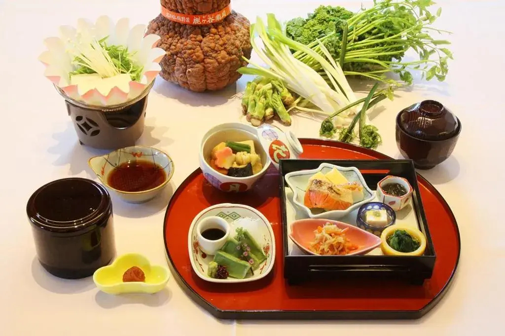 Food close-up in Chion-in Wajun Kaikan Food close-up in Chion-in Wajun Kaikan