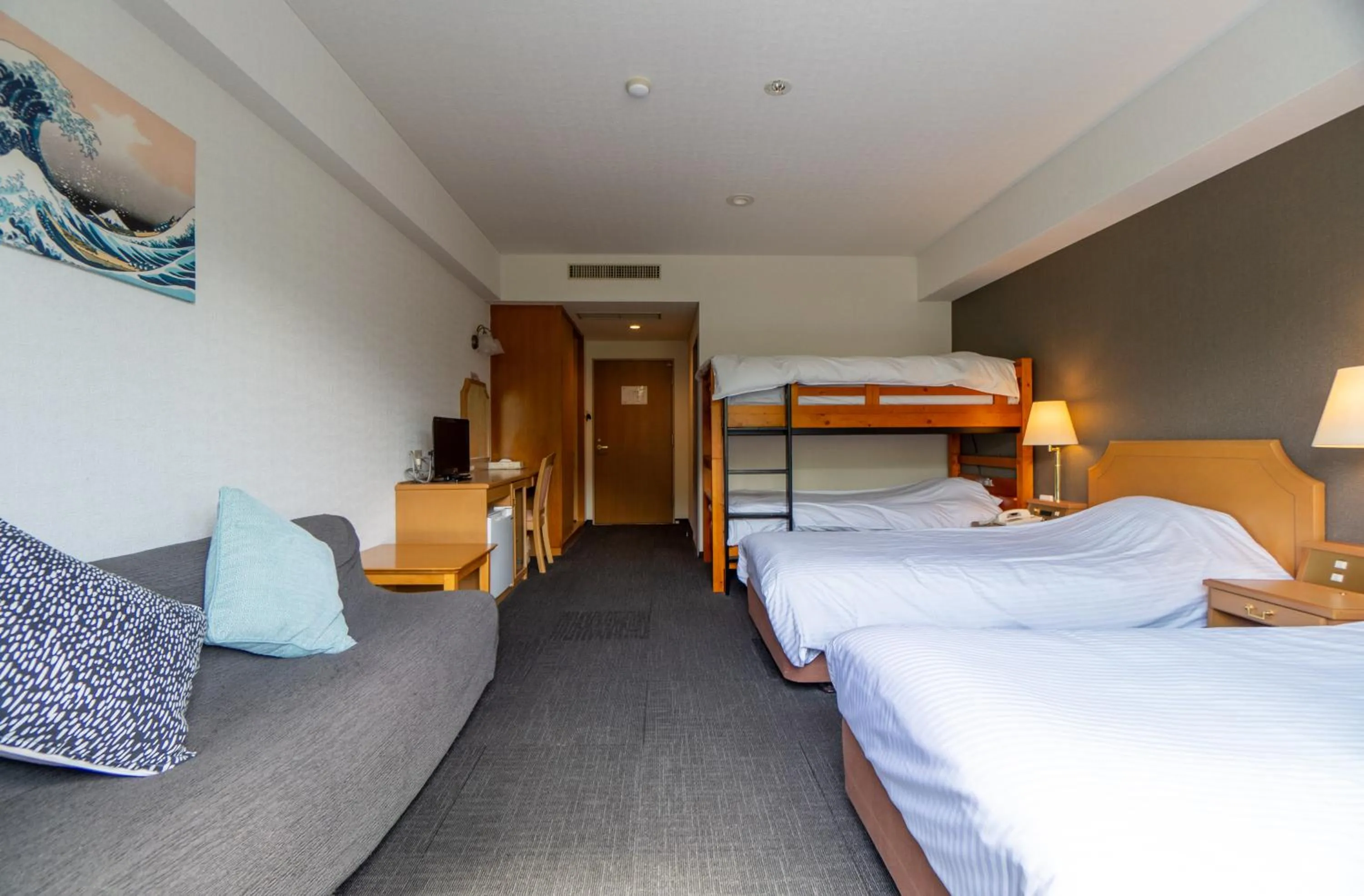 TV and multimedia, Bed in Hakuba Panorama Hotel