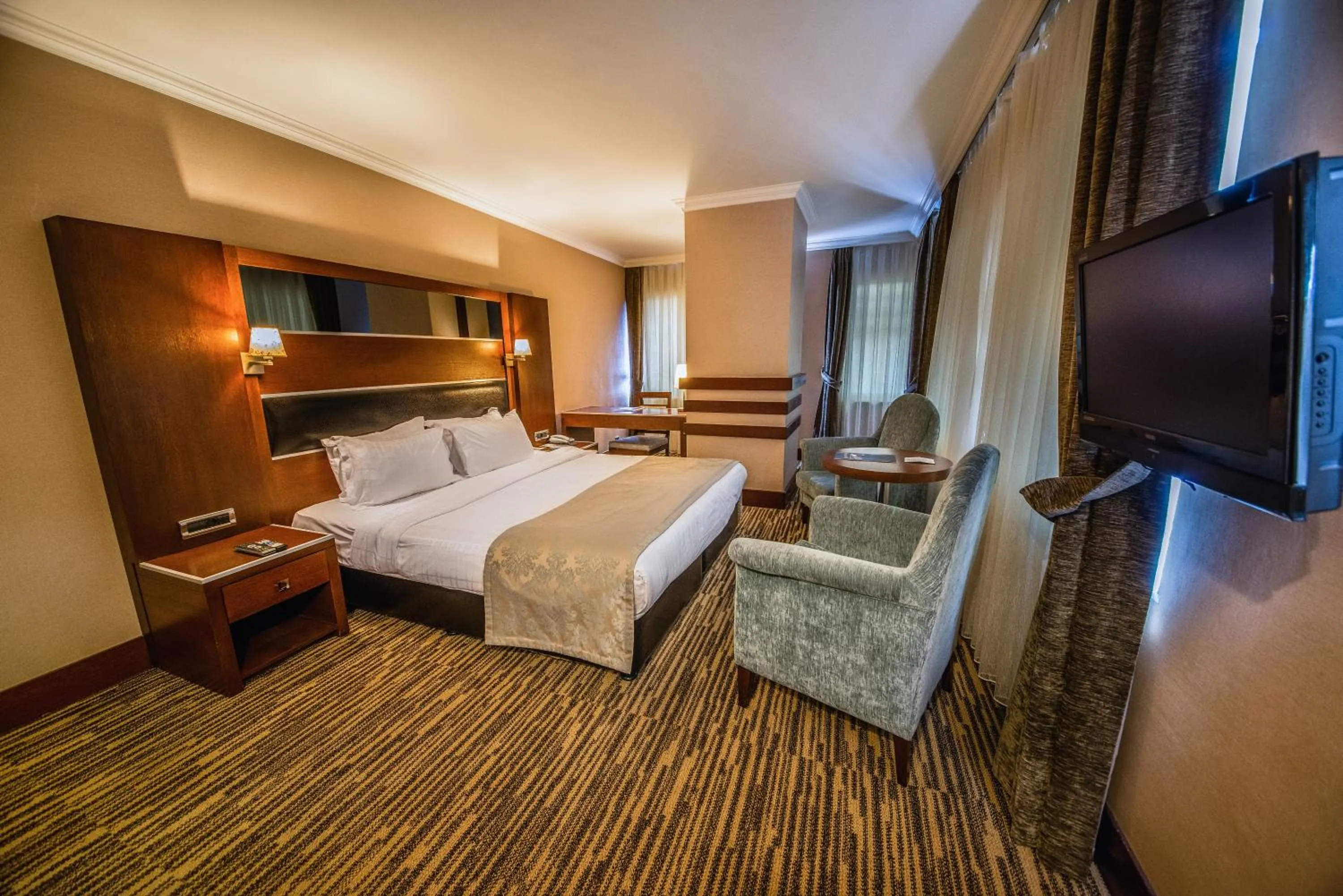 Decorative detail, Bed in Dream Hill Business Deluxe Hotel Asia