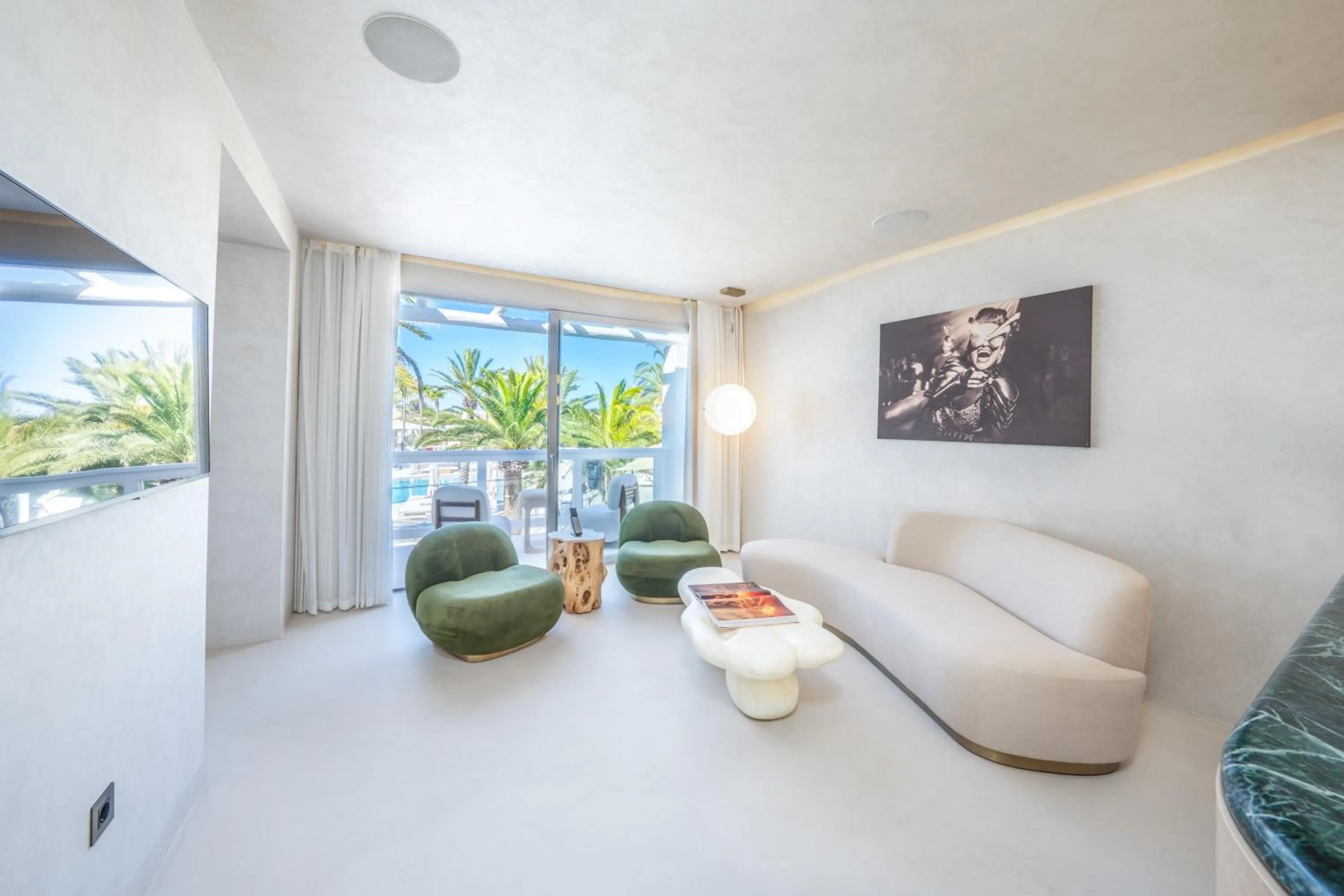 Living room in Destino Five Ibiza - 5-Star Grand Luxe Resort