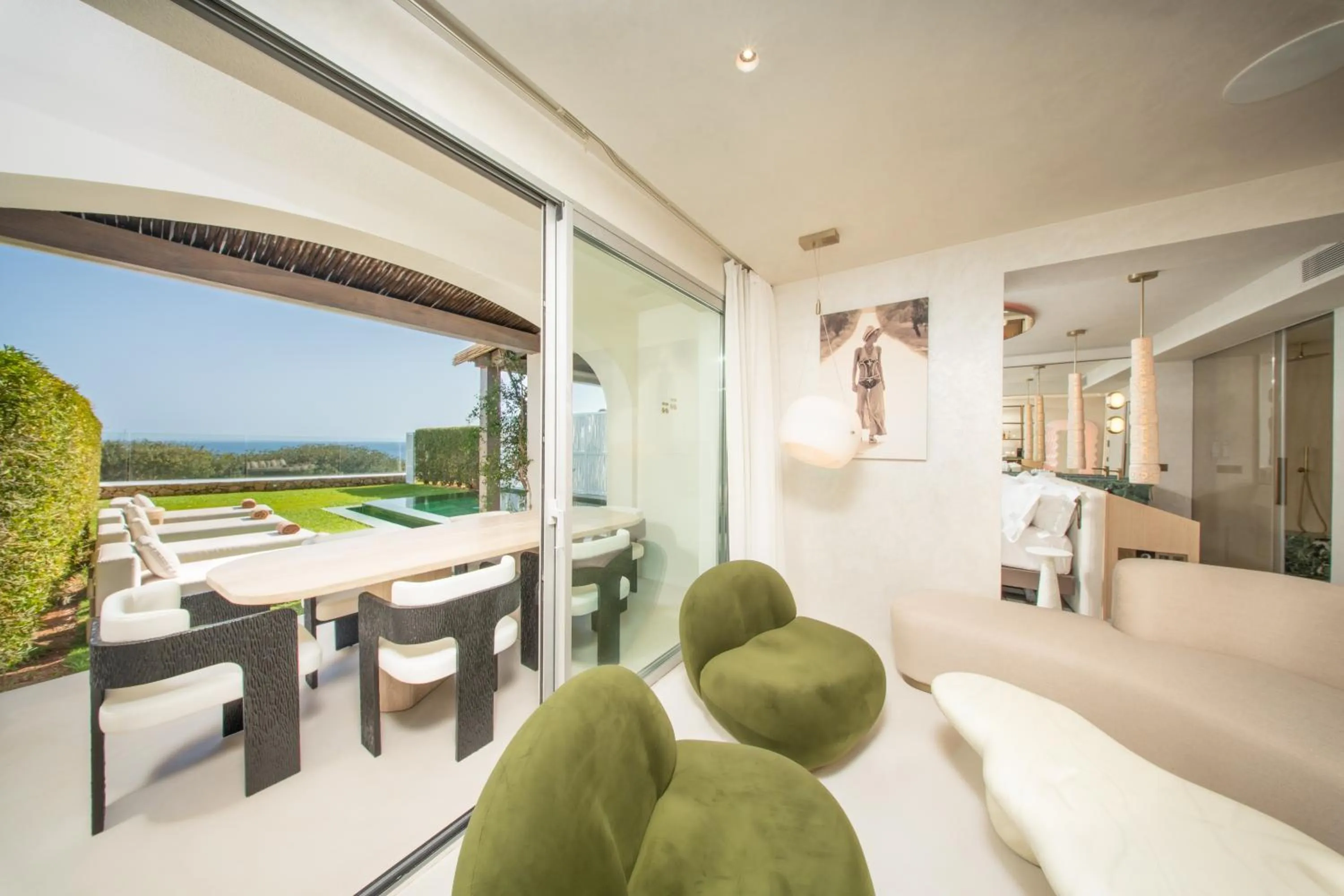 Seating area in Destino Five Ibiza - 5-Star Grand Luxe Resort