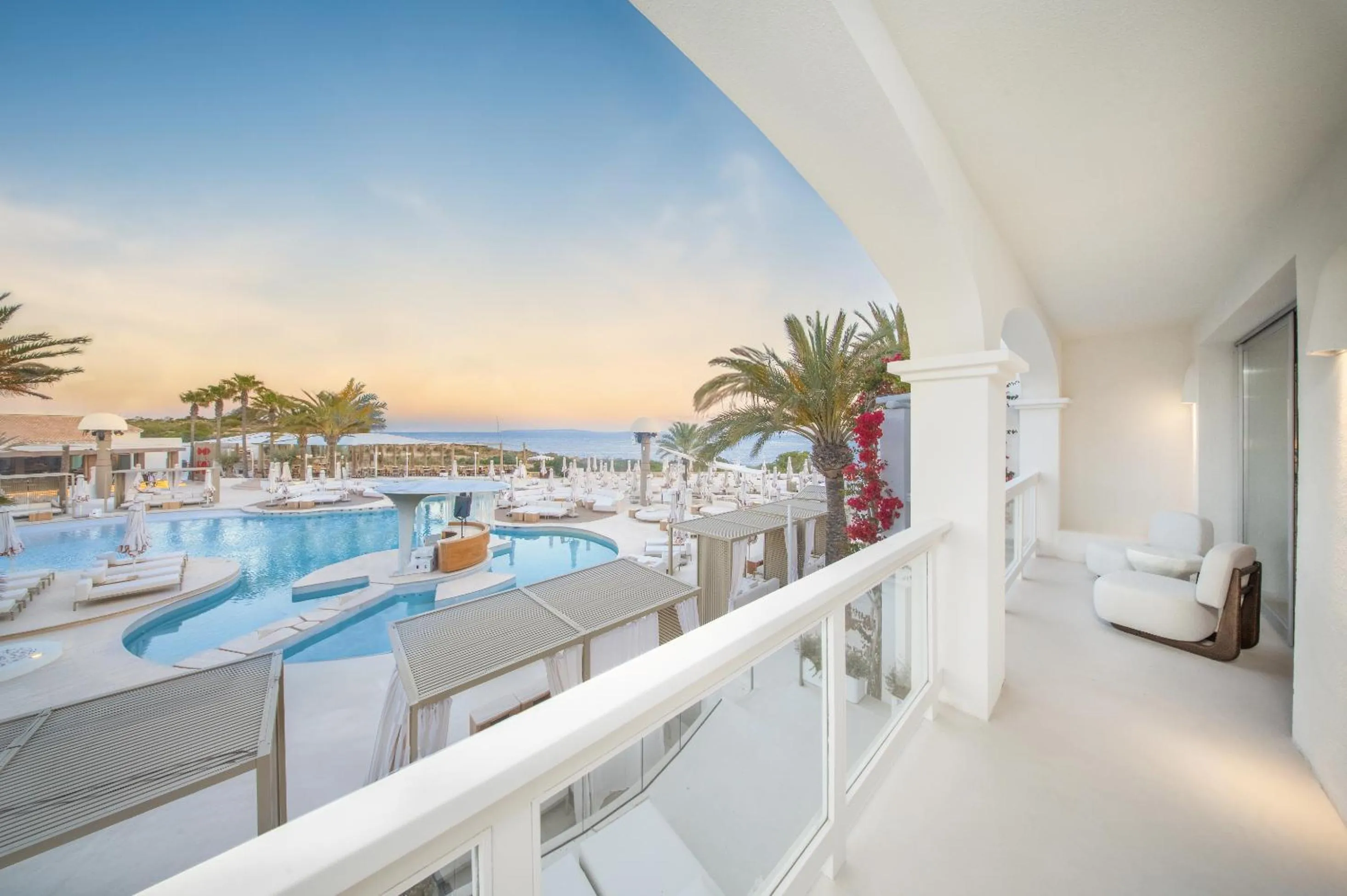 Pool view in Destino Five Ibiza - 5-Star Grand Luxe Resort