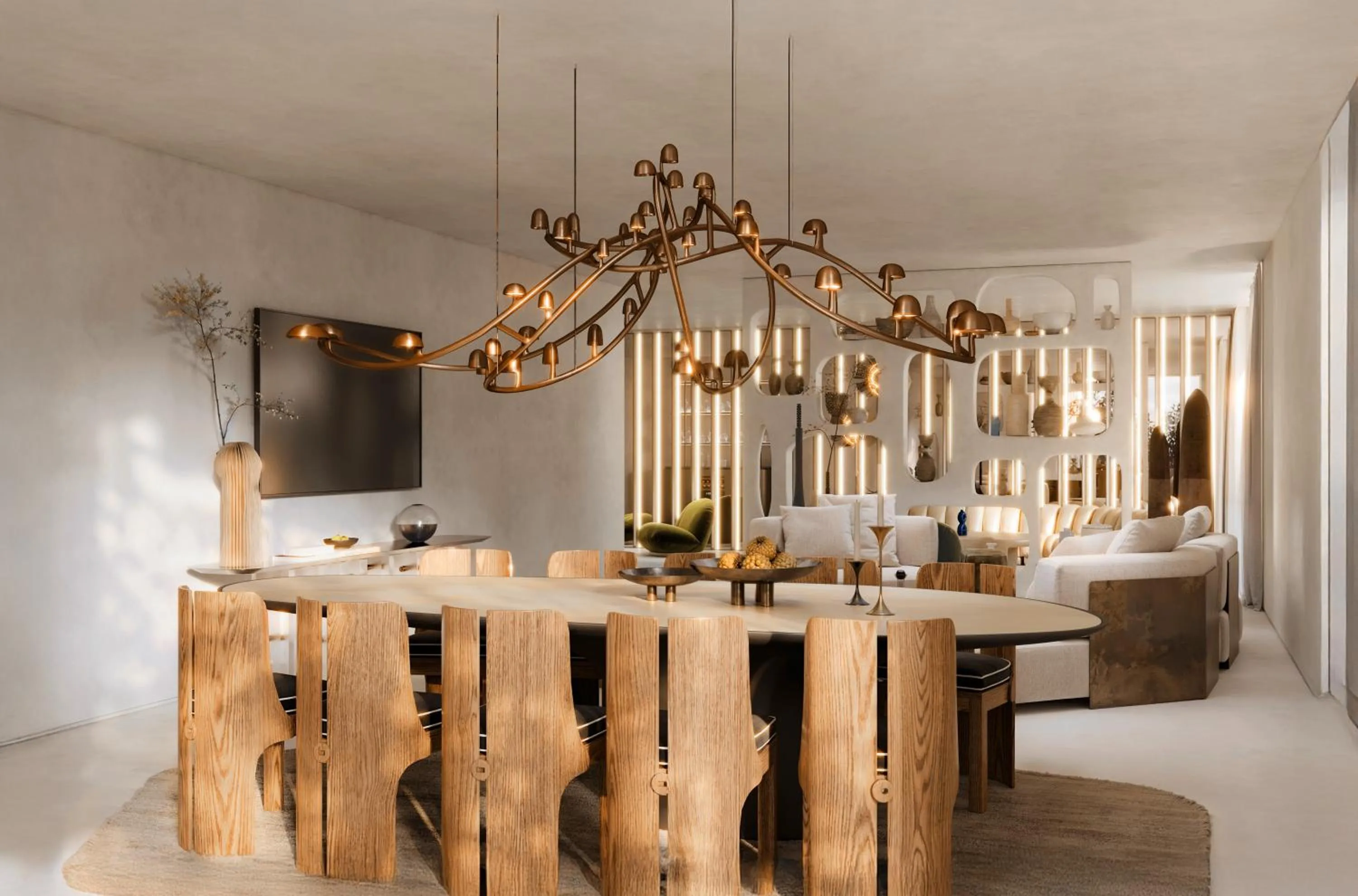 Seating area in Destino Five Ibiza - 5-Star Grand Luxe Resort