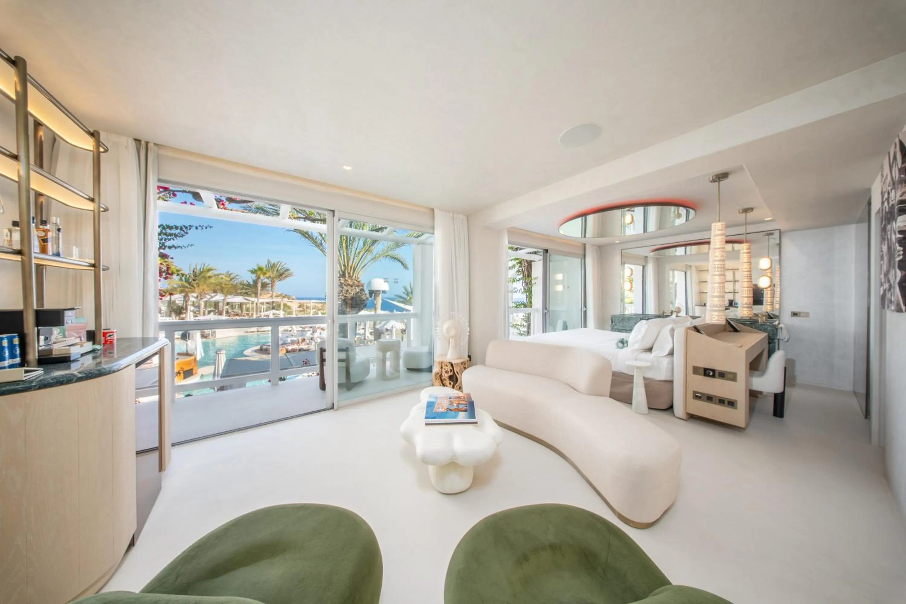 Bed in Destino Five Ibiza - 5-Star Grand Luxe Resort