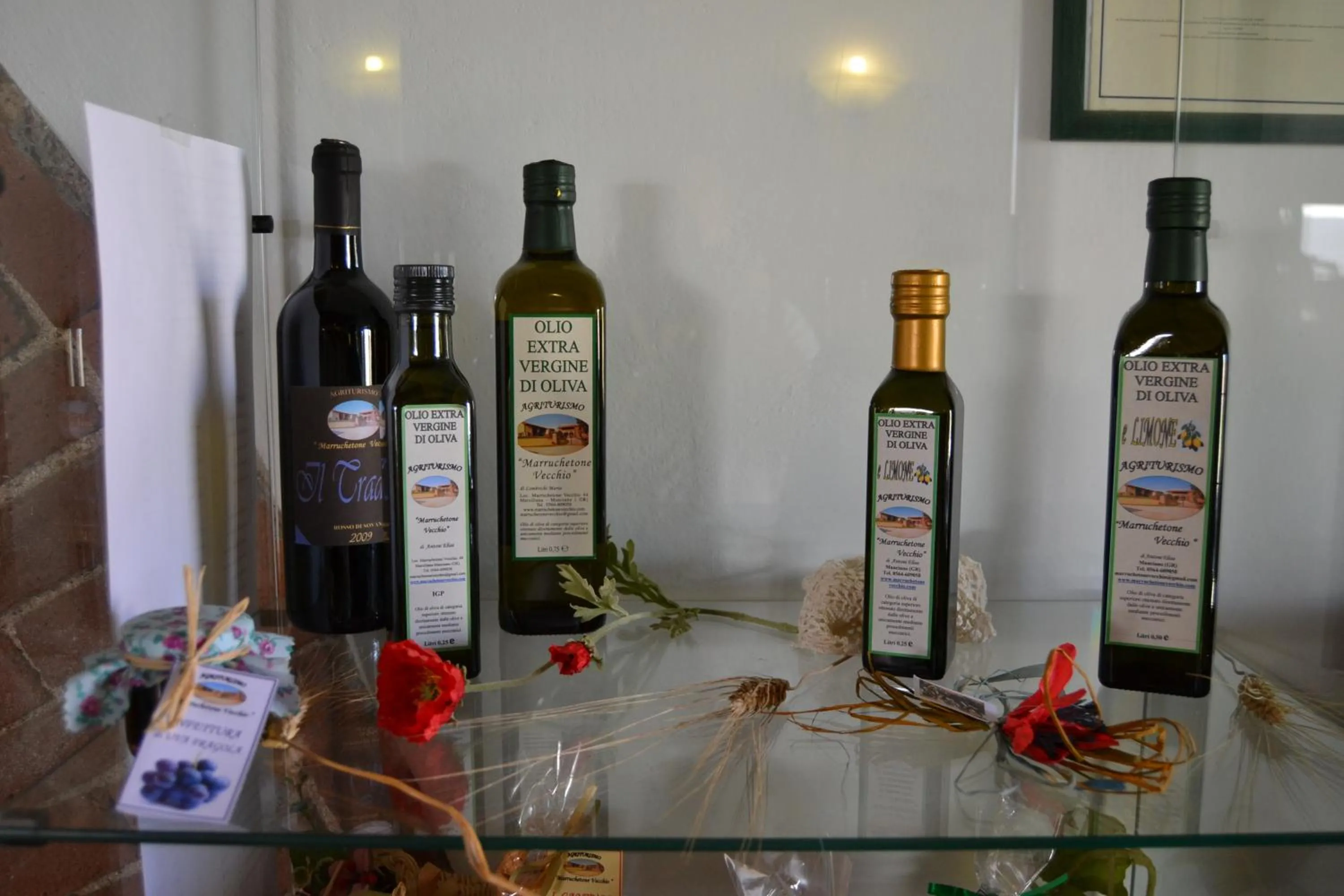 Food and drinks in Agriturismo Marruchetone Vecchio