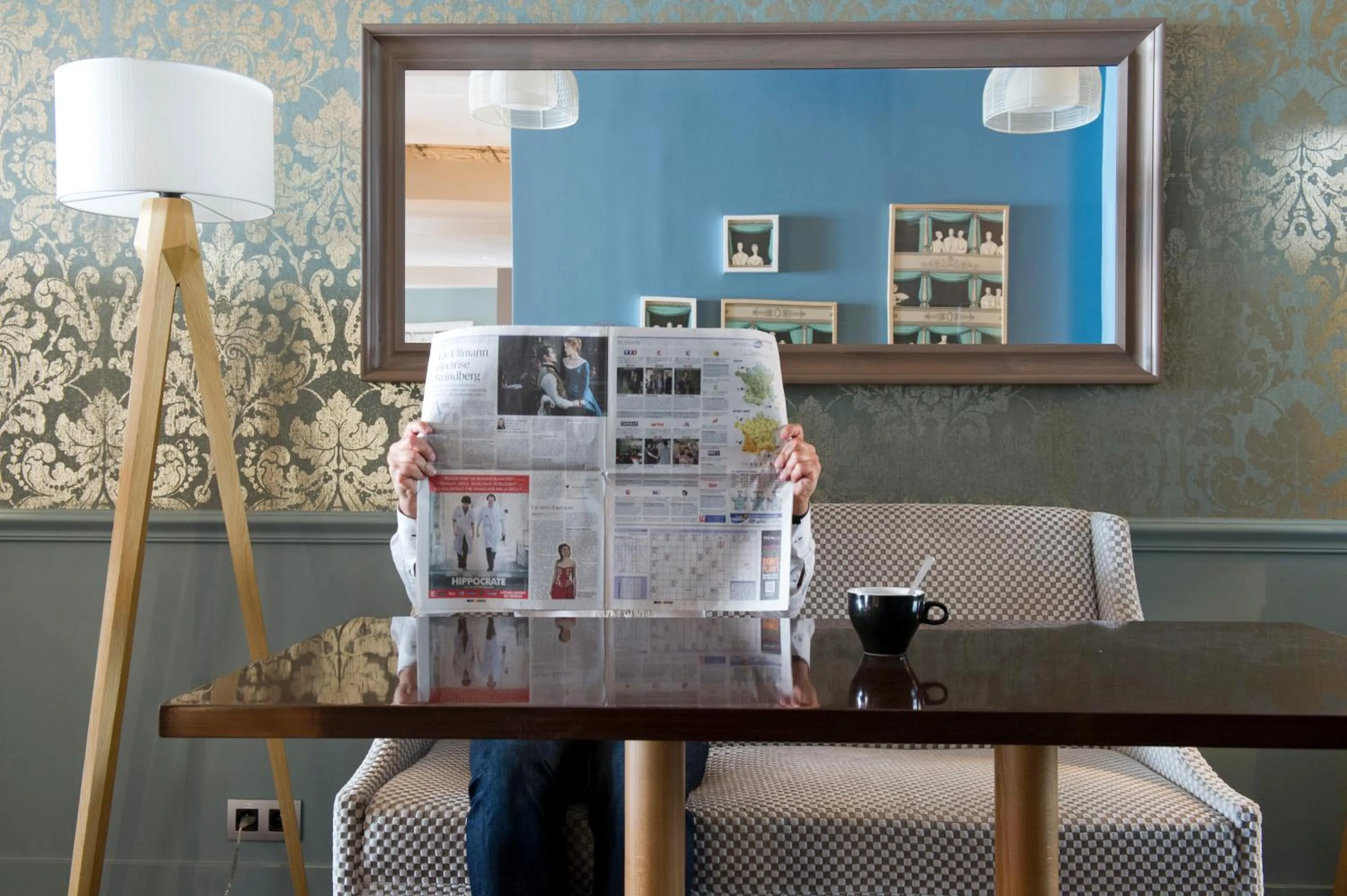 Lobby or reception in Hotel Magenta 38 by Happyculture