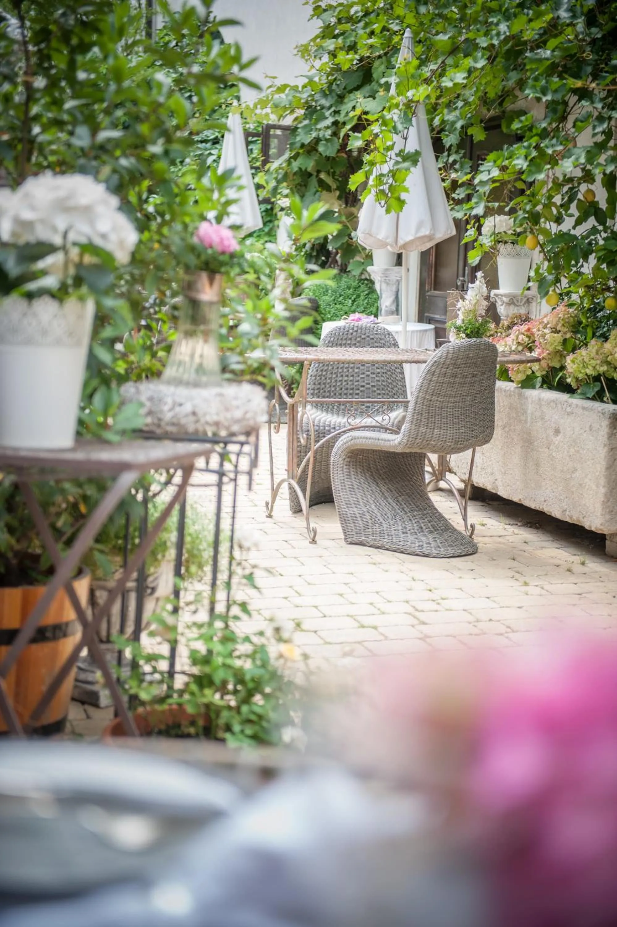 Patio in Art Boutique Hotel Bürgerhaus