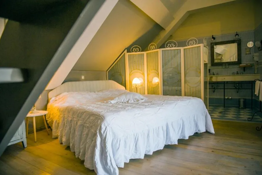 Bed in Art Boutique Hotel Bürgerhaus