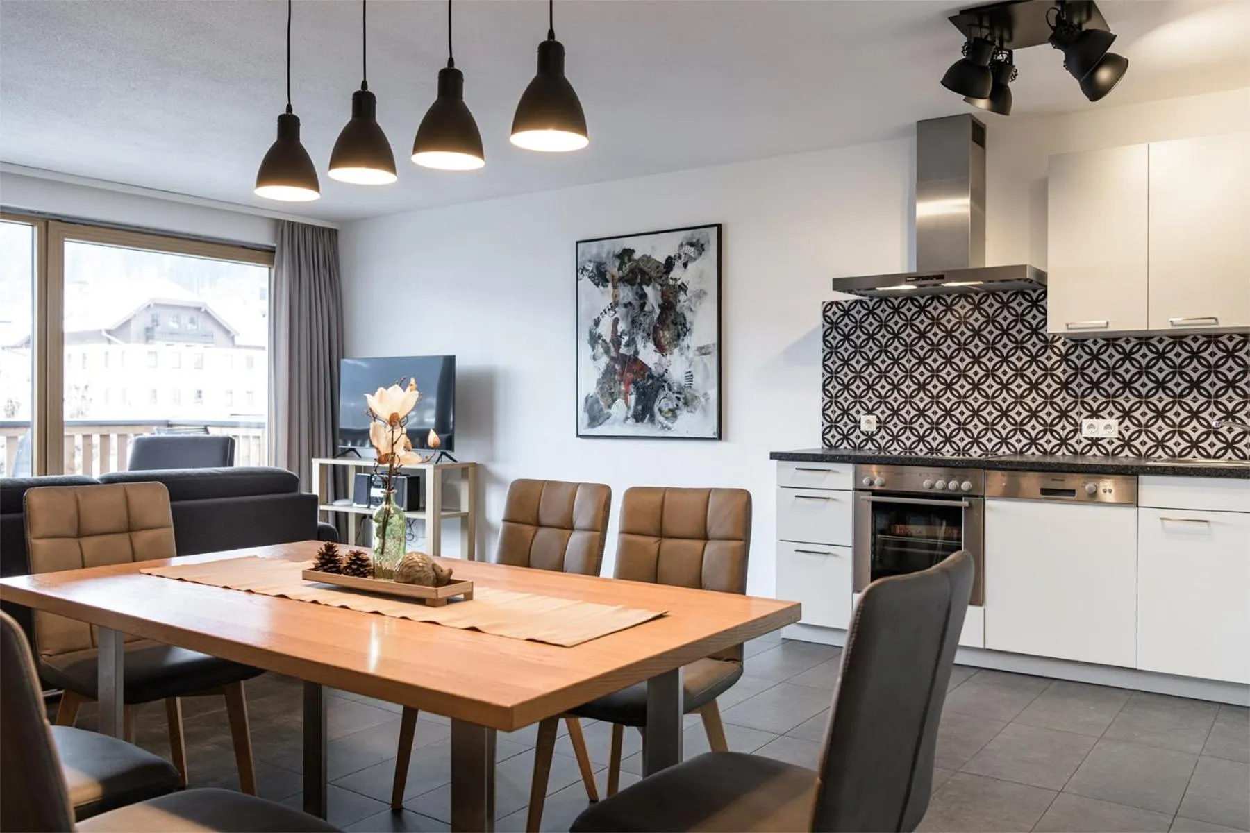 kitchen in AlpenParks Residence Zell am See