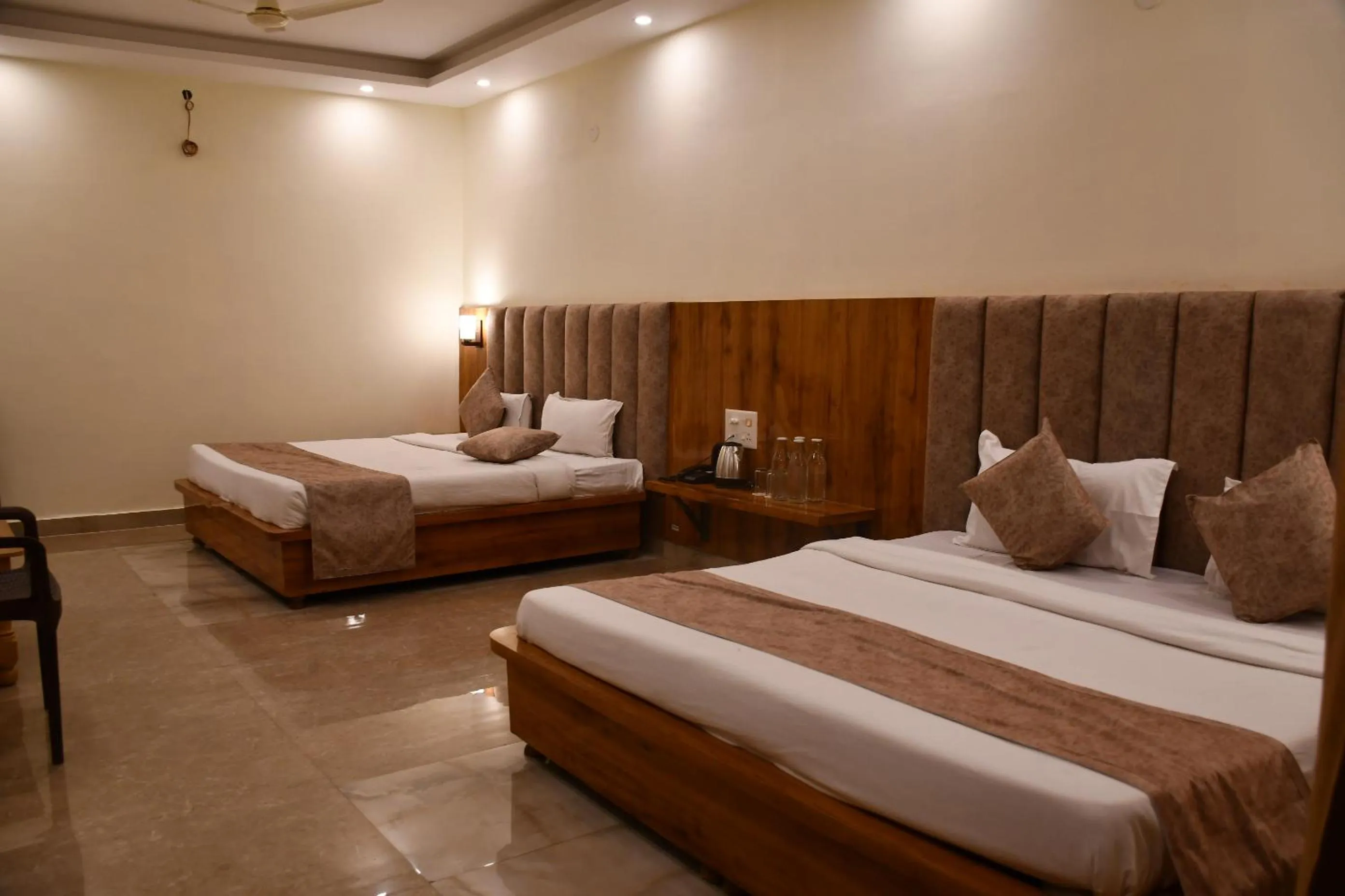 Bed in Shivansh Inn Resort