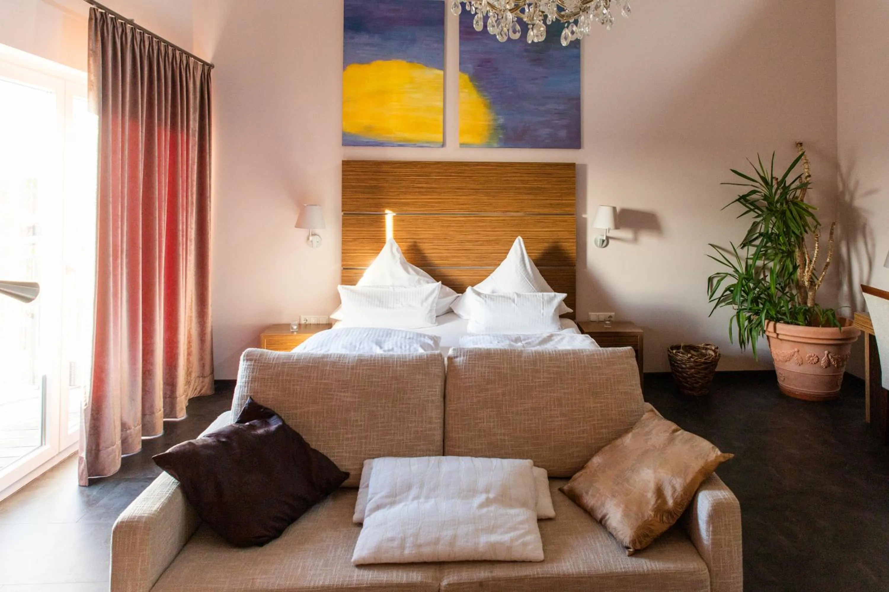 Bed in Mein SchlossHotel