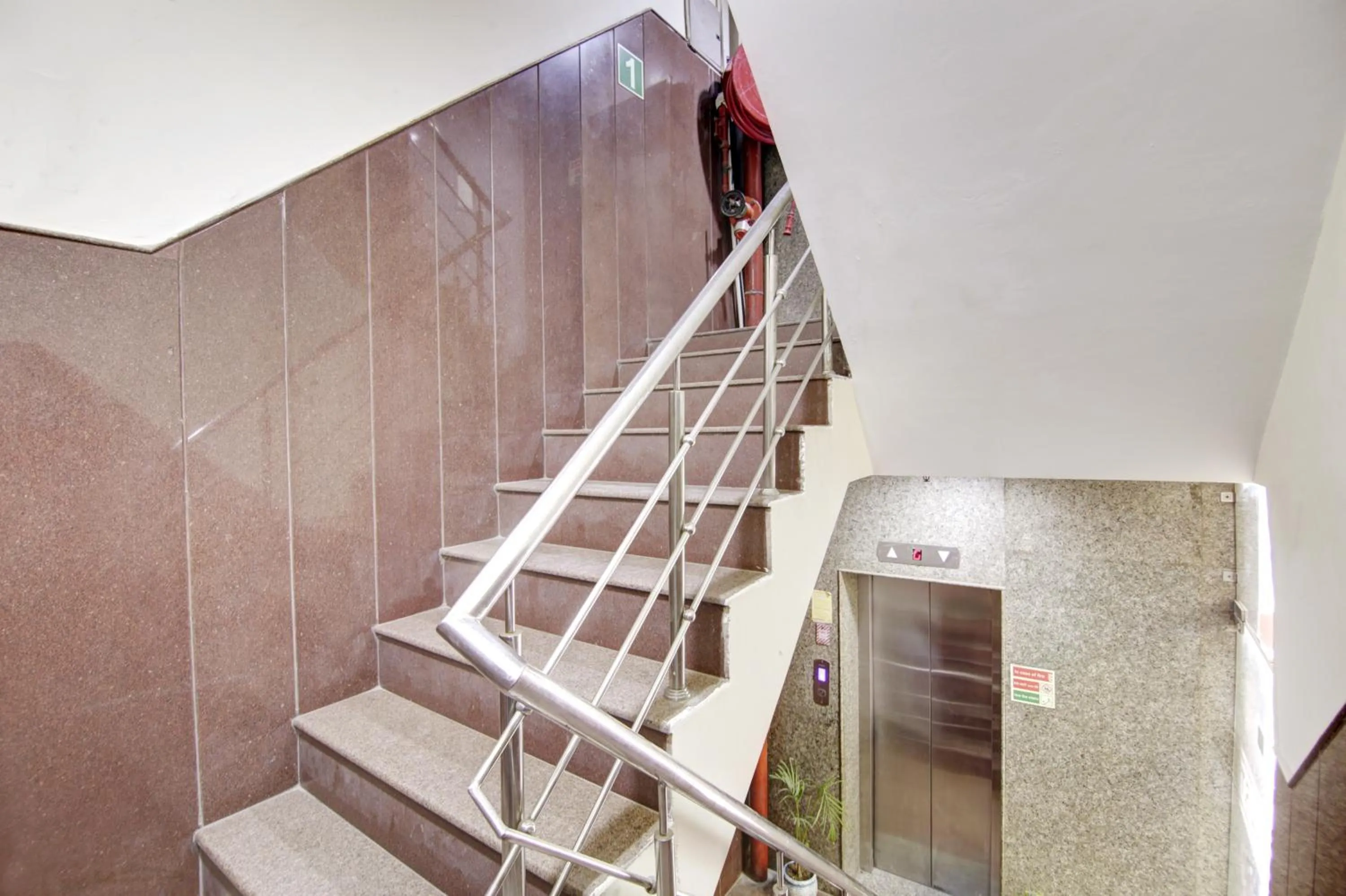 elevator in RTS Hotel