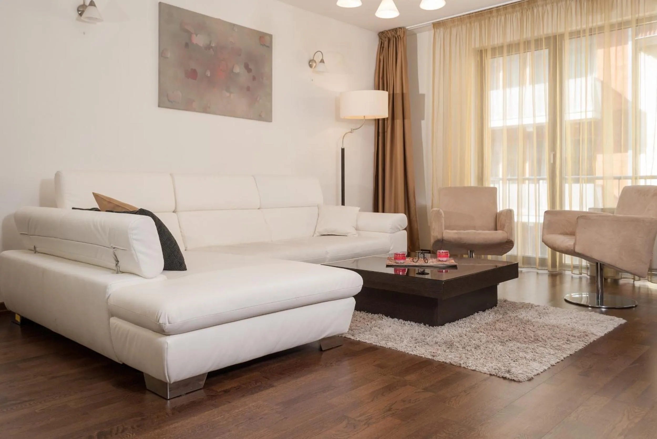 Living room in Luxury Downtown Apartments