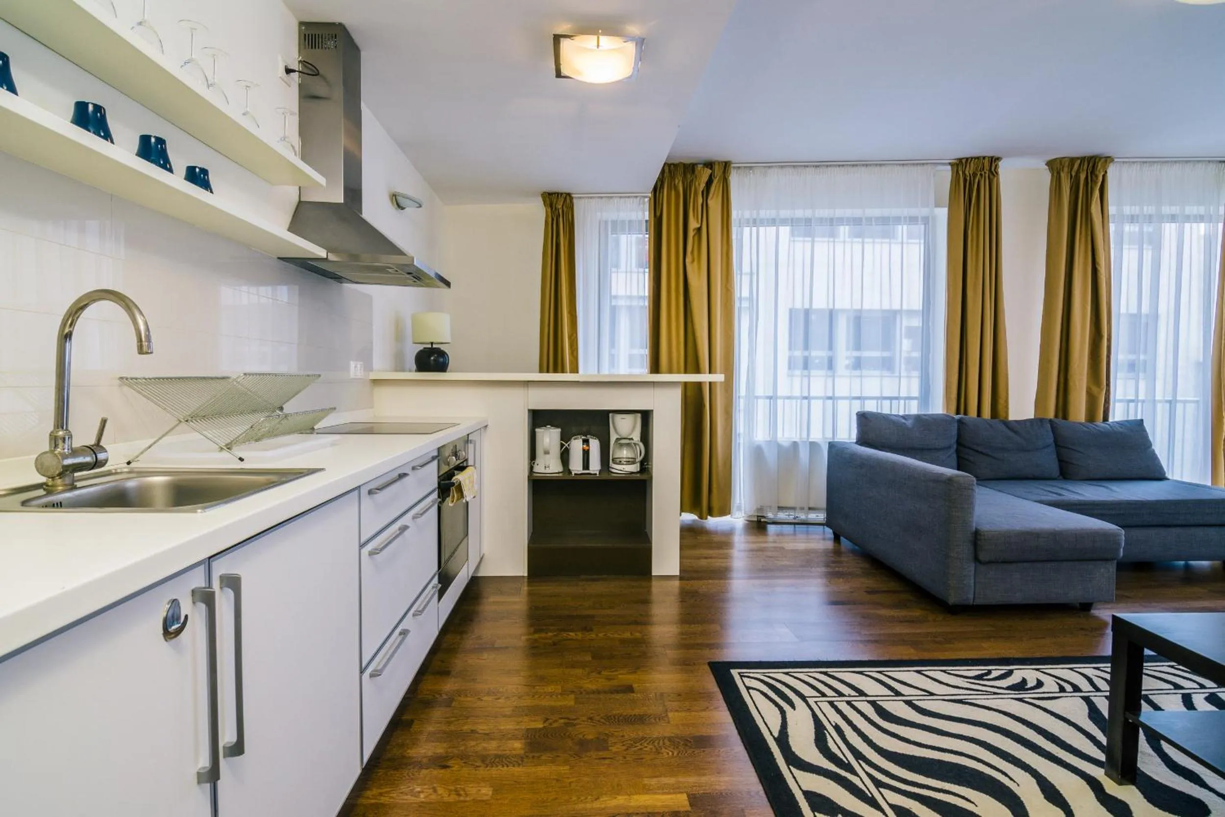 Kitchen or kitchenette in Luxury Downtown Apartments