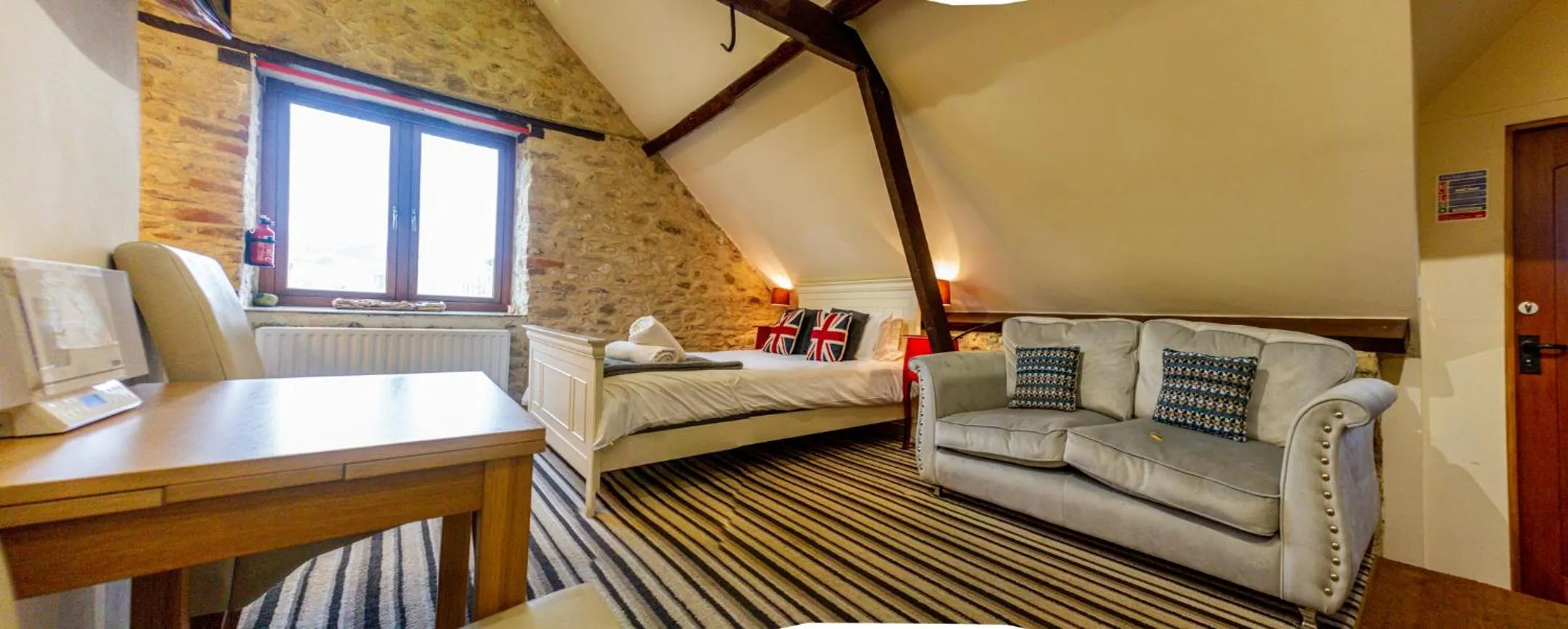 Bed in Hills Farm Stays