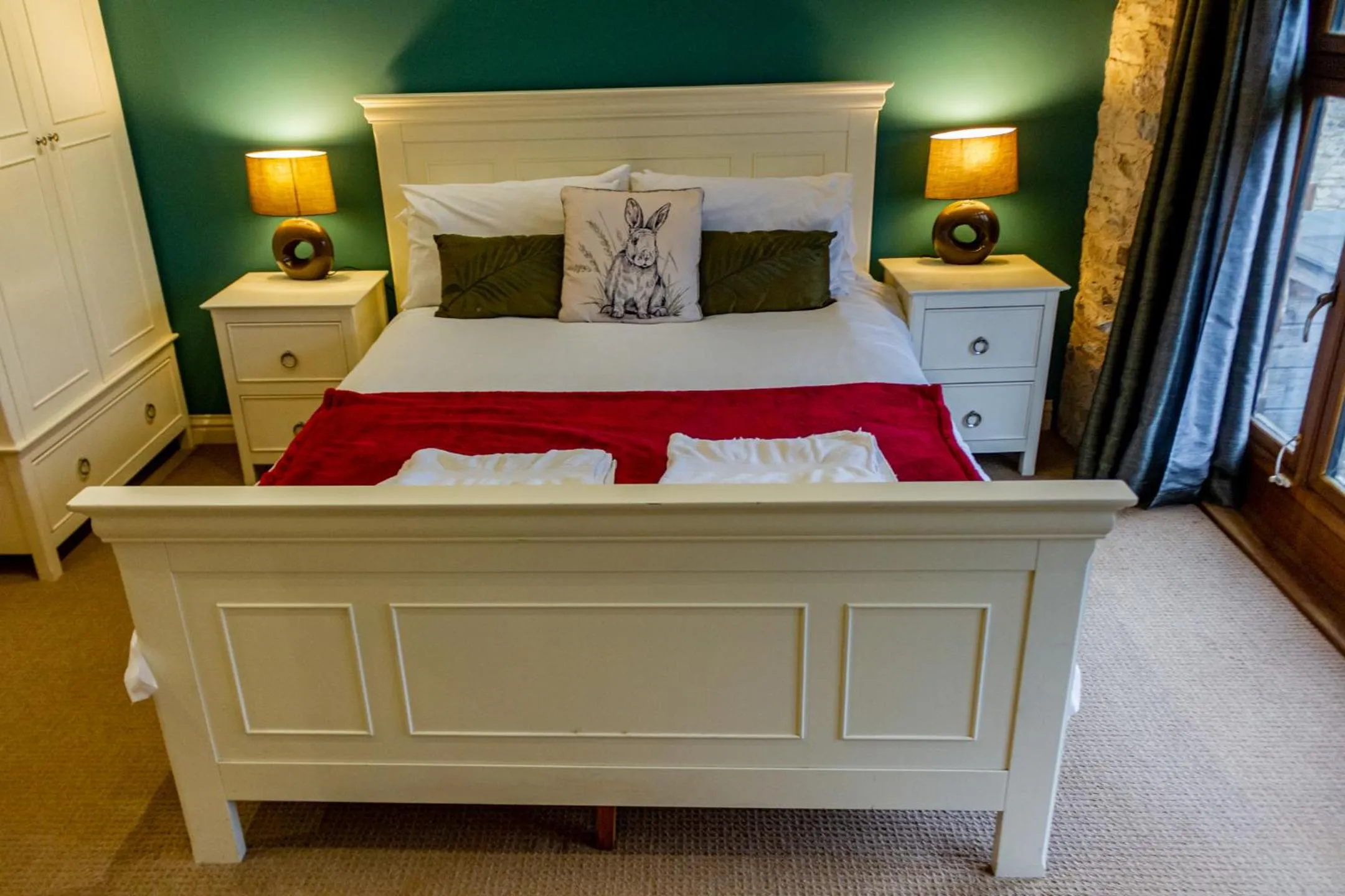 Bed in Hills Farm Stays