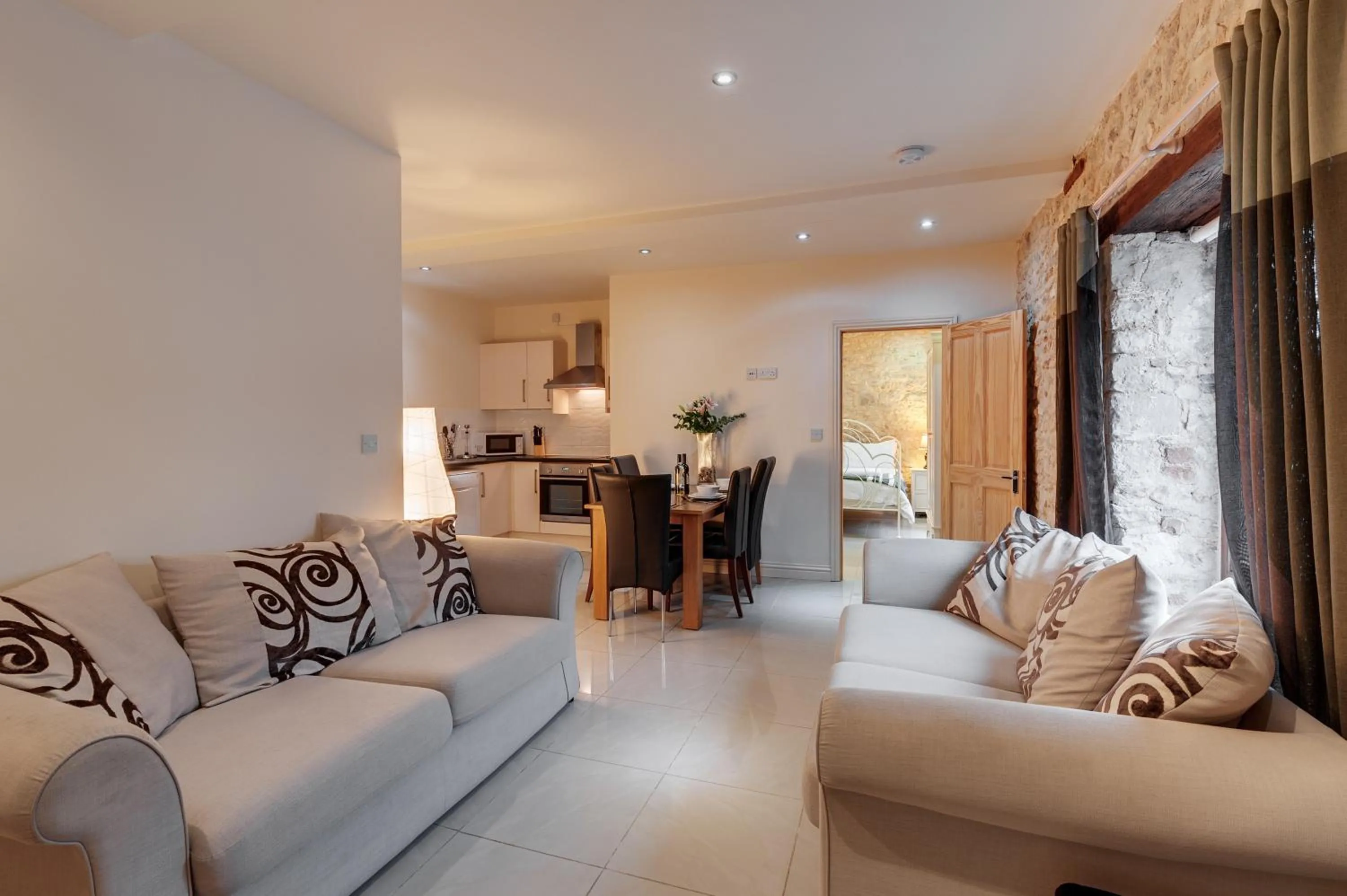 Living room in Hills Farm Stays