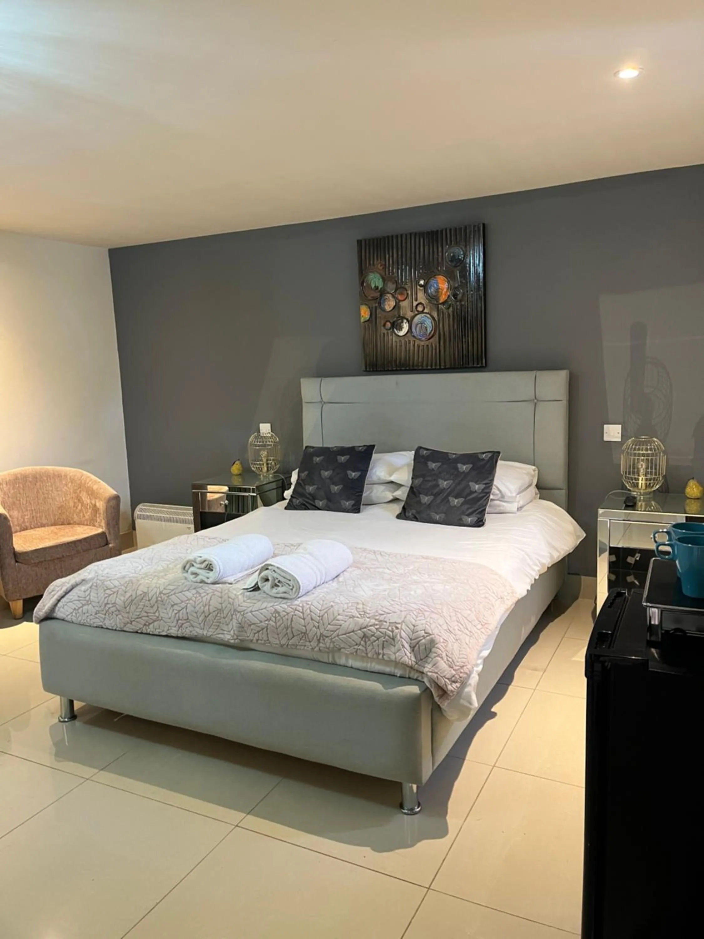 Bed in Hills Farm Stays