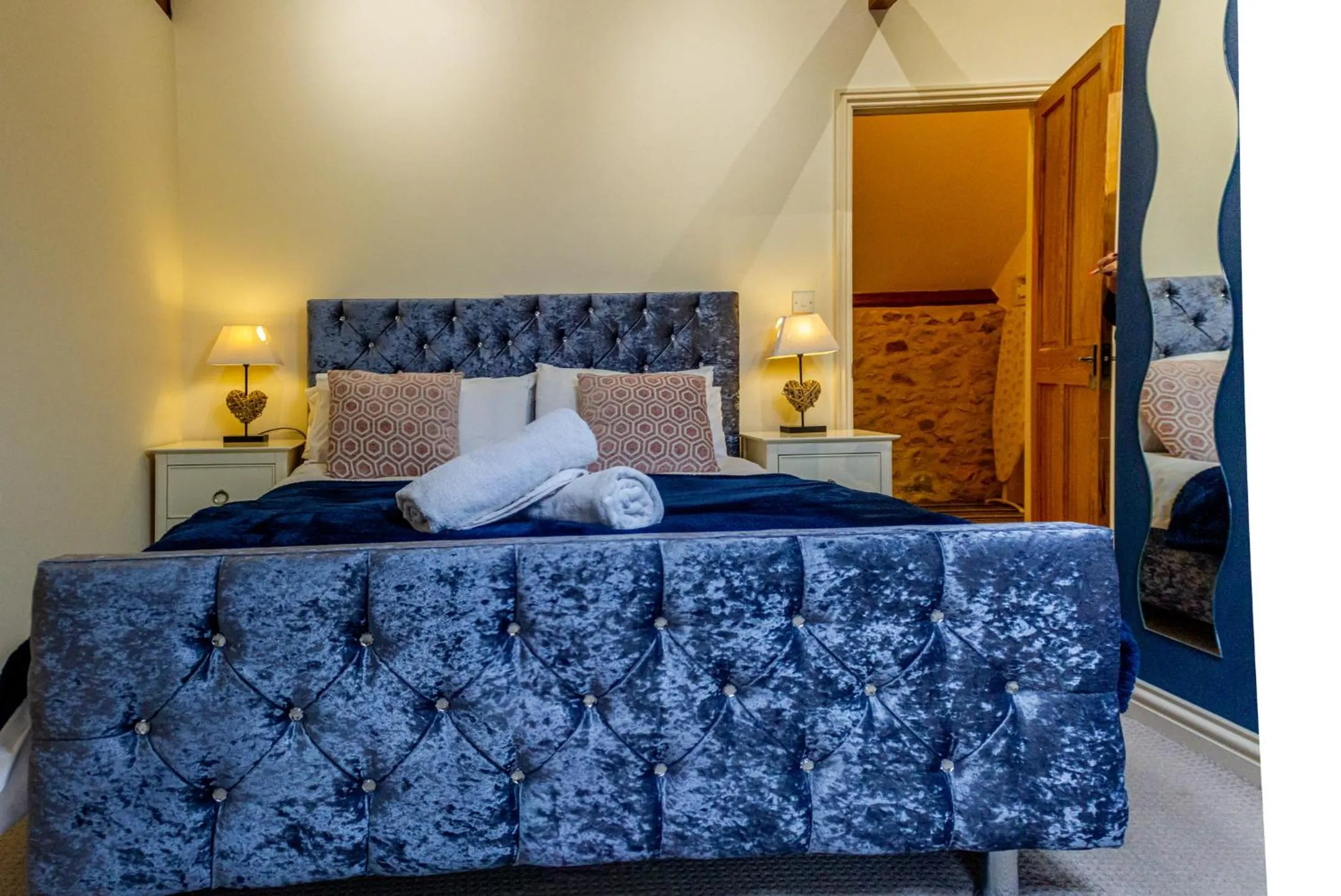 Bed in Hills Farm Stays