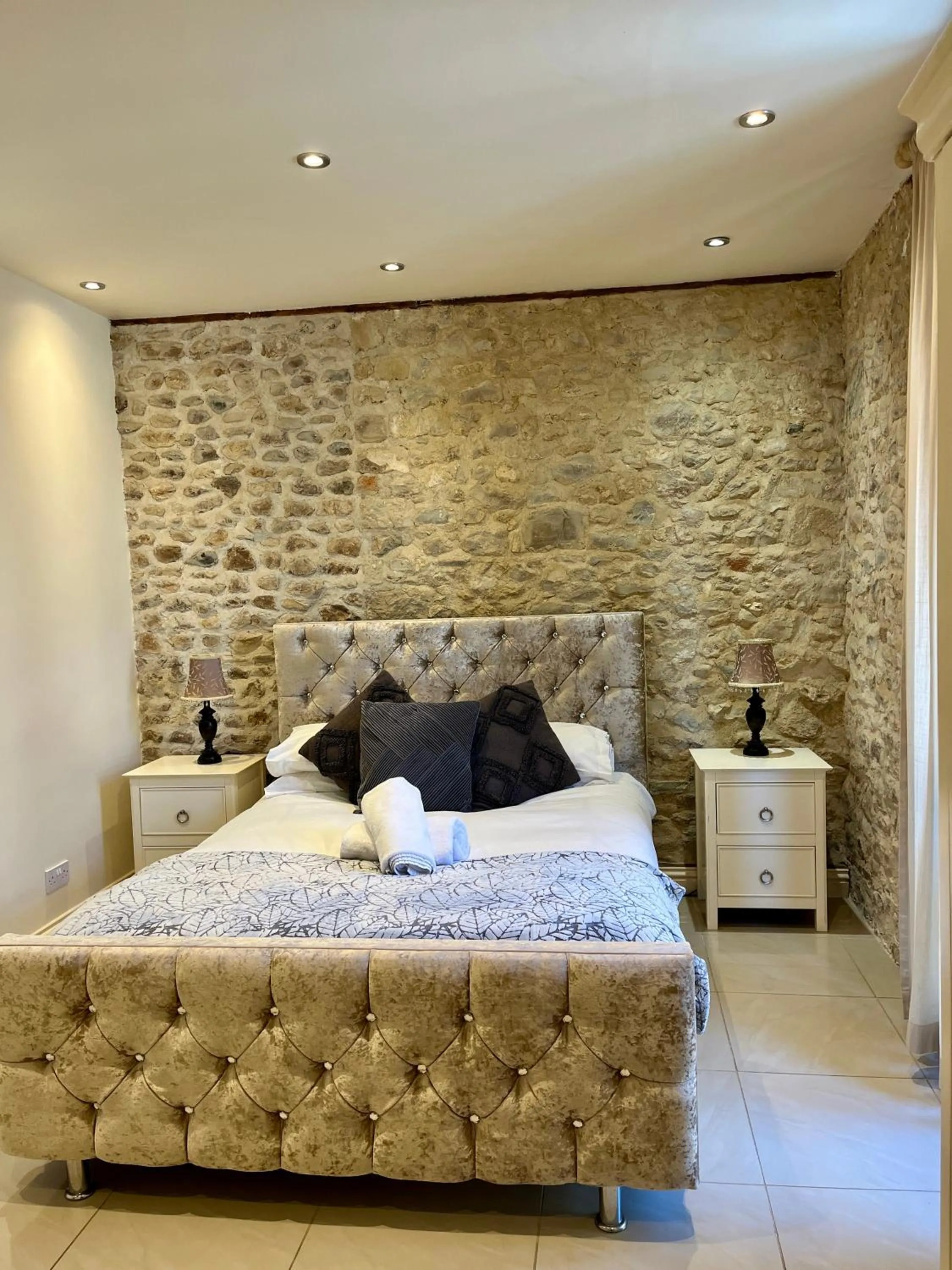 Bed in Hills Farm Stays