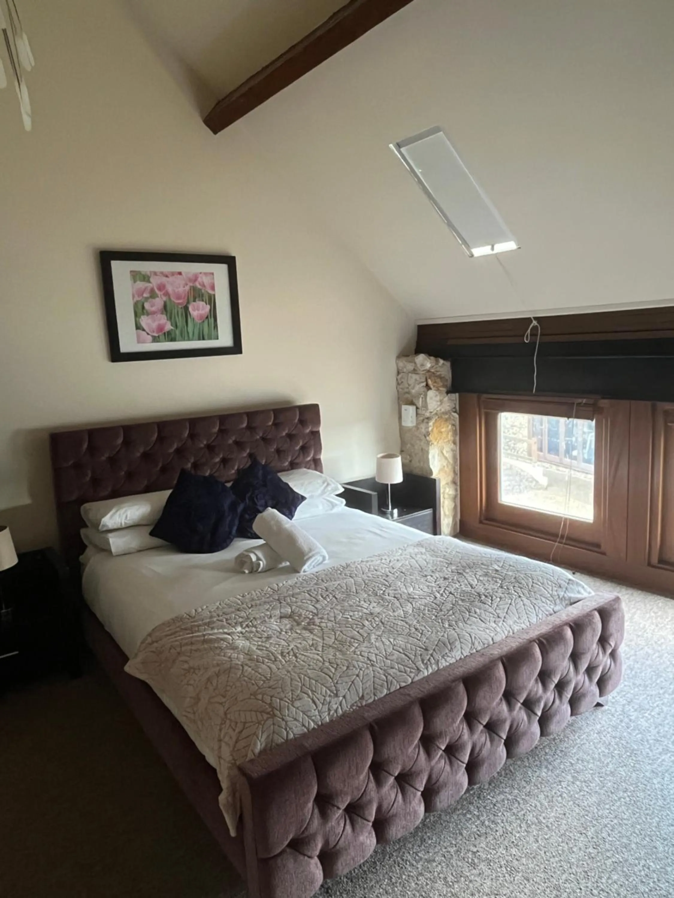 Bed in Hills Farm Stays