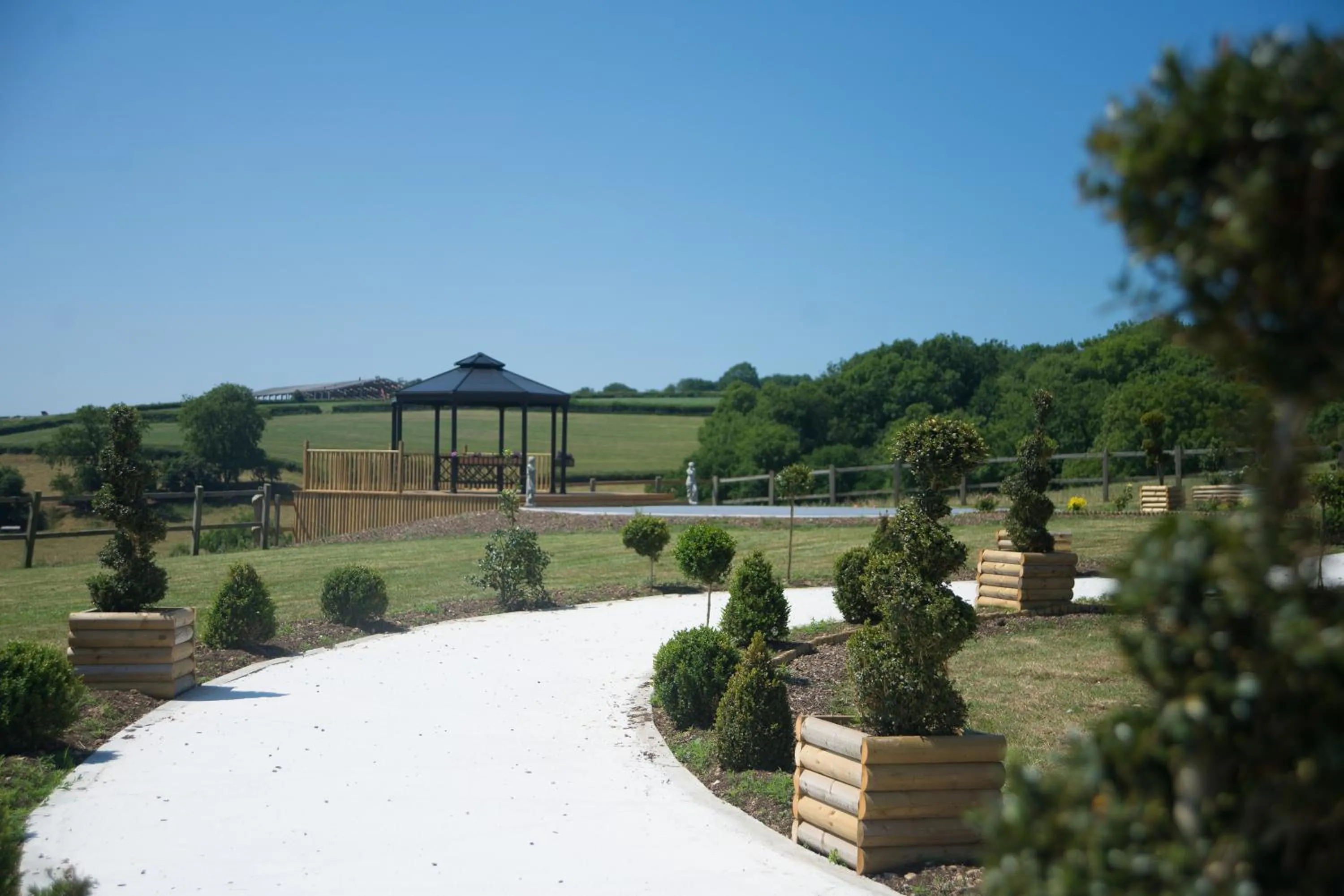 Garden in Hills Farm Stays