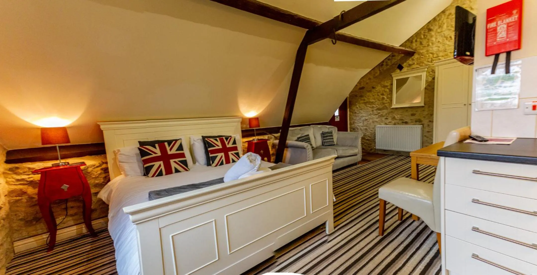 Bed in Hills Farm Stays