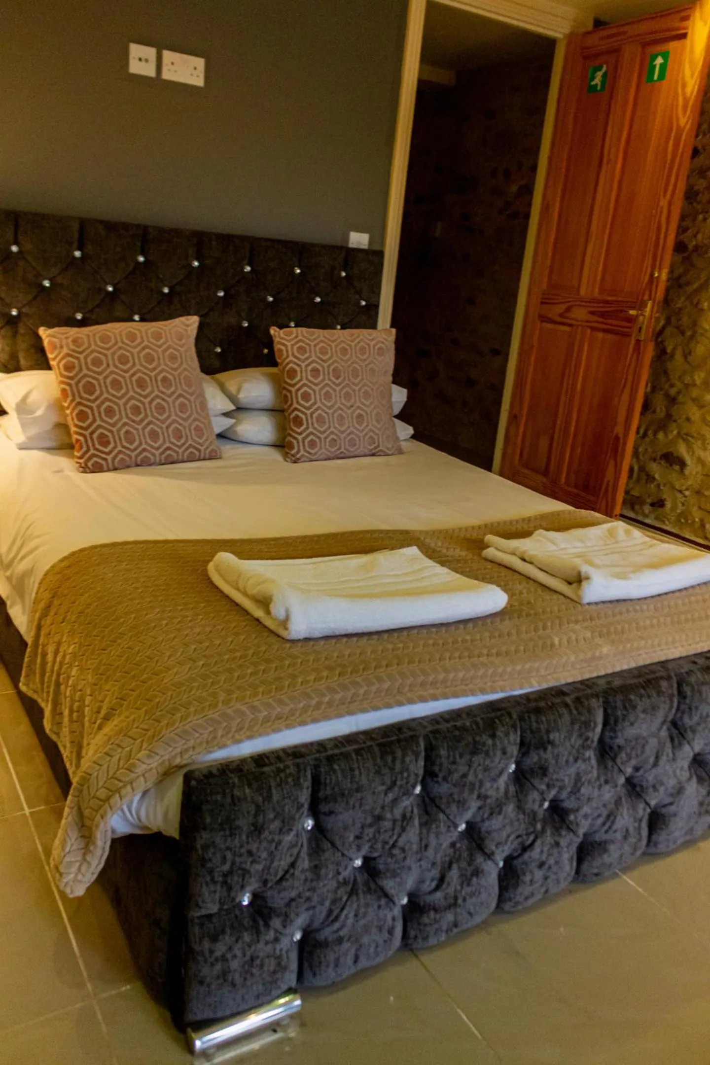 Bed in Hills Farm Stays