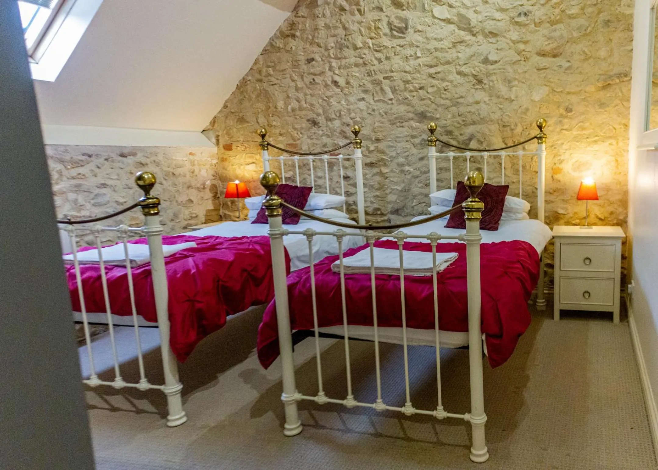 Bed in Hills Farm Stays