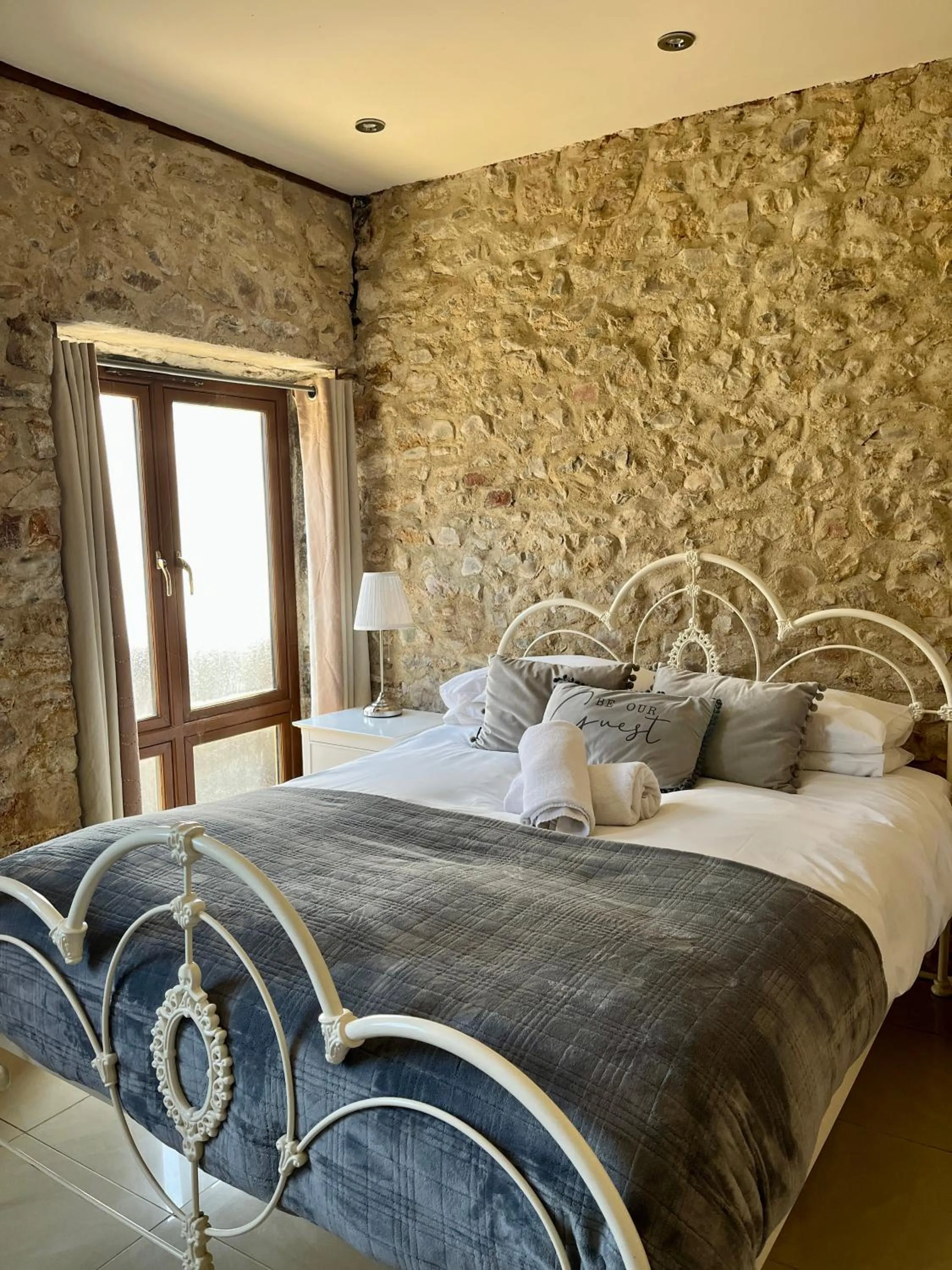 Bed in Hills Farm Stays