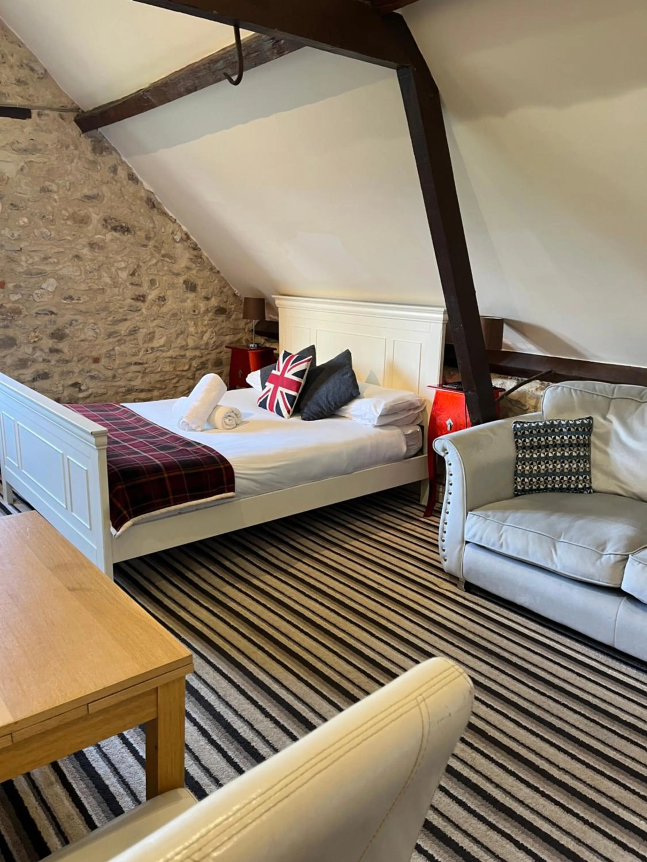 Bed in Hills Farm Stays