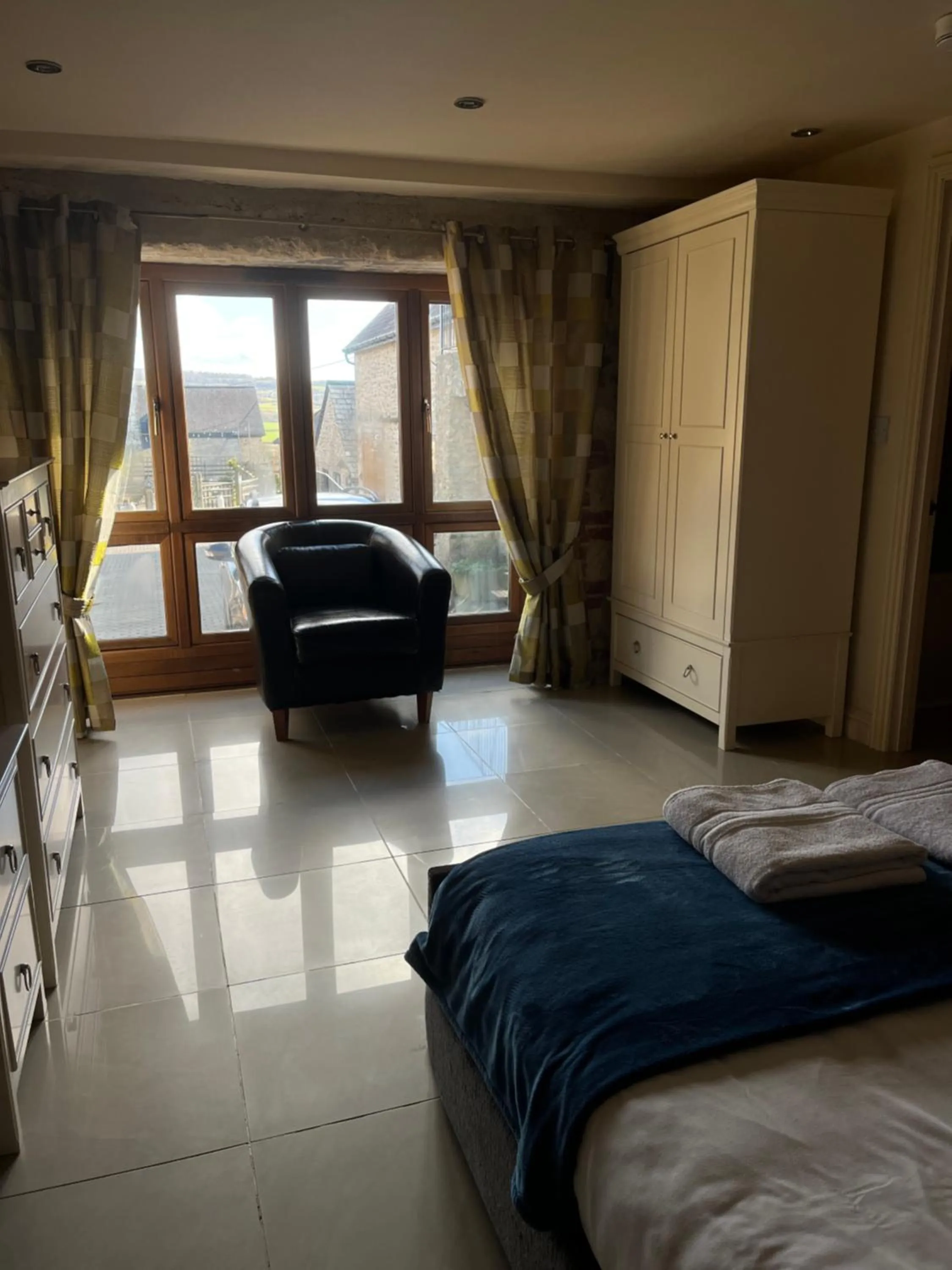 Bed in Hills Farm Stays
