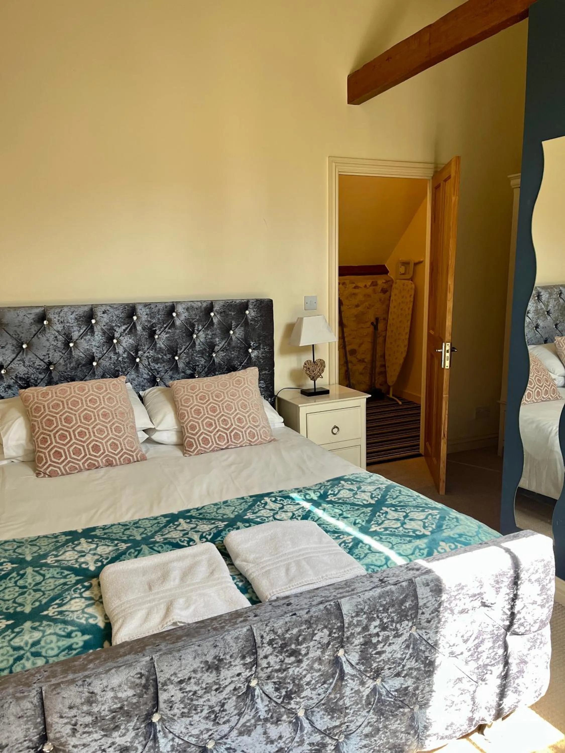 Bed in Hills Farm Stays