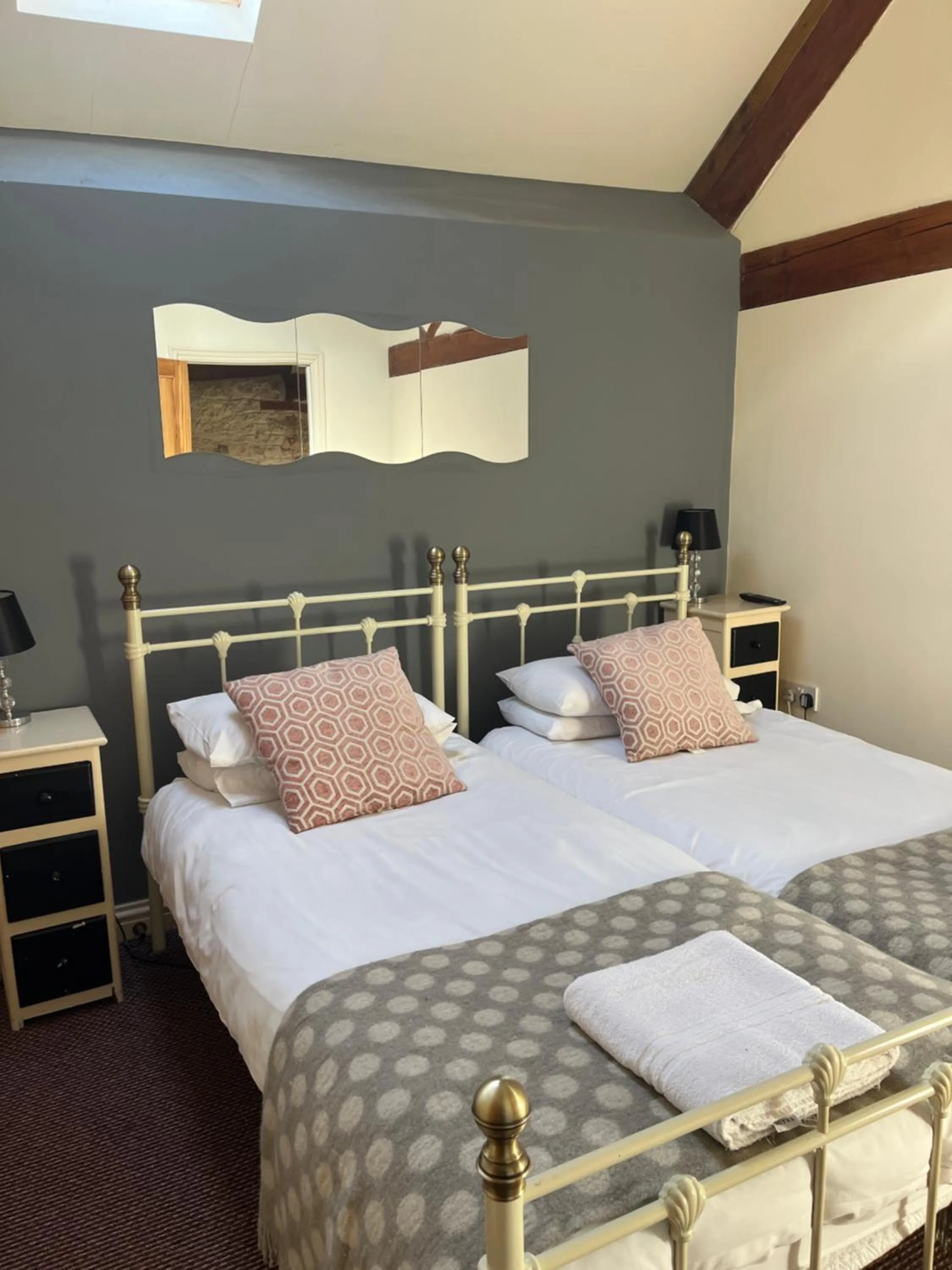 Bed in Hills Farm Stays