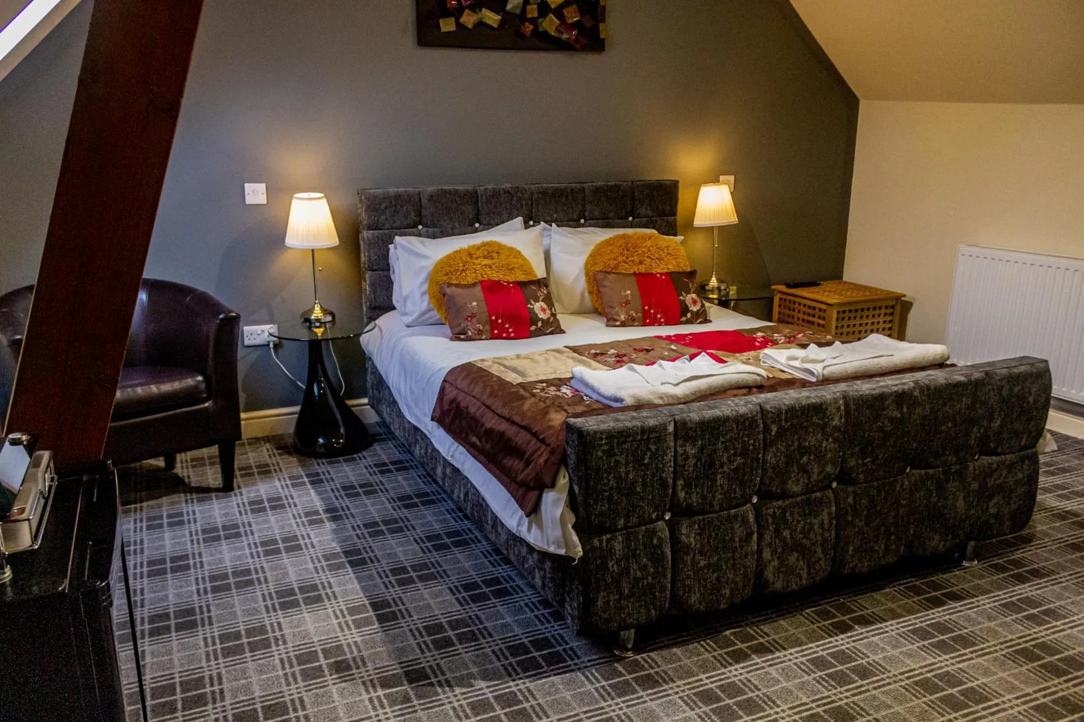 Bed in Hills Farm Stays