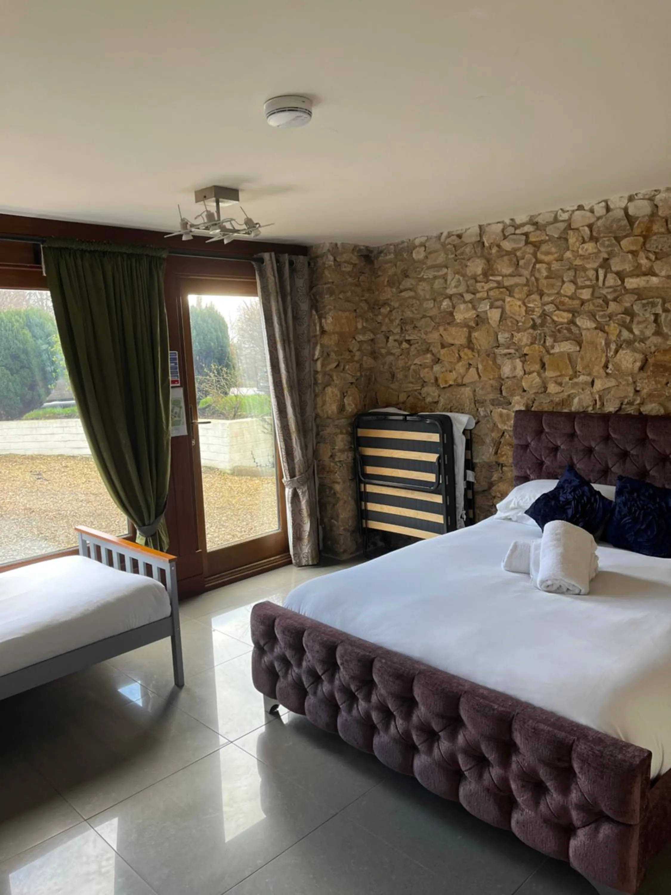 Bed in Hills Farm Stays