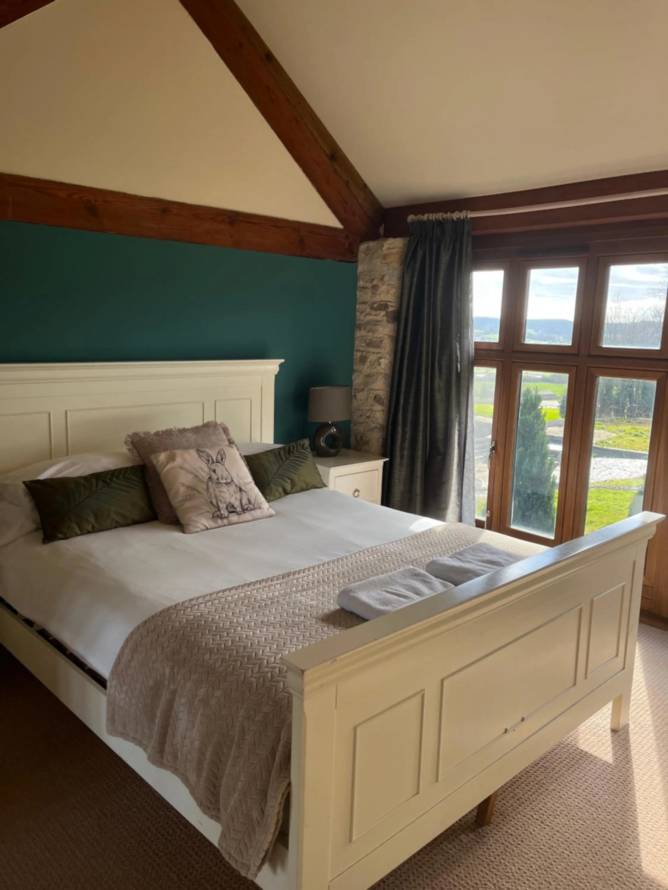 Bed in Hills Farm Stays