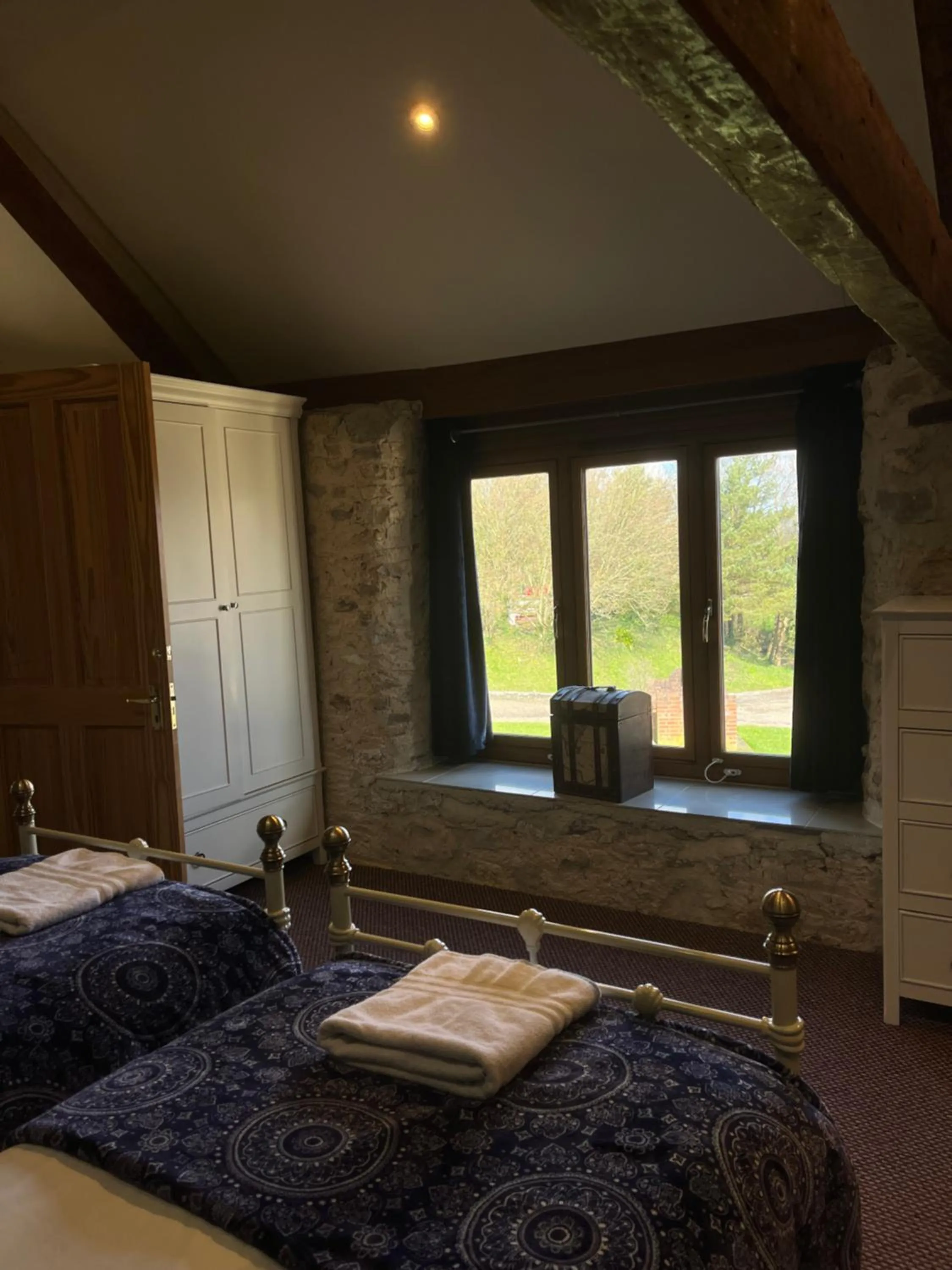 Bed in Hills Farm Stays
