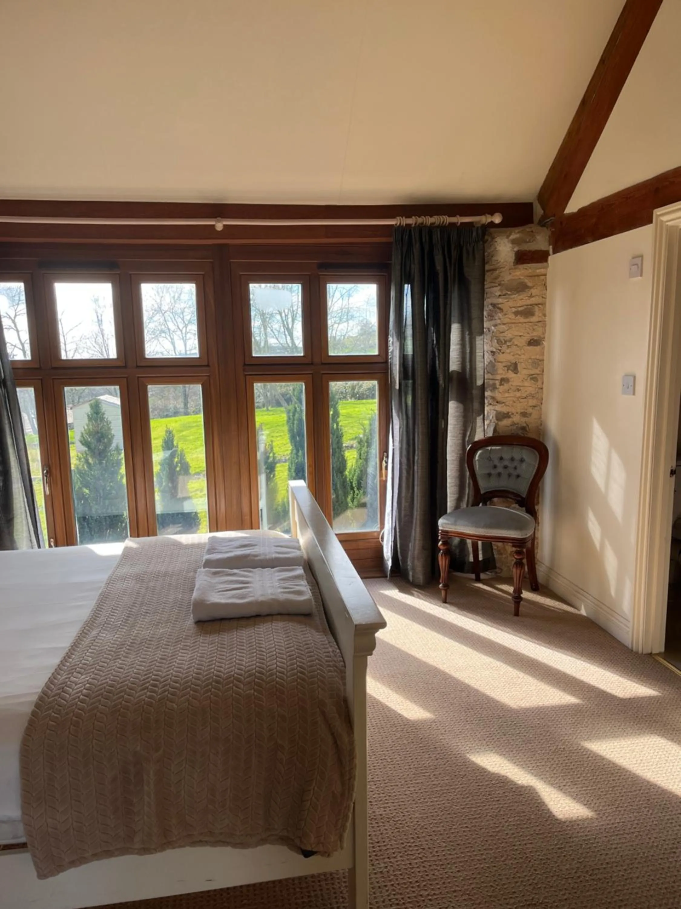 Bed in Hills Farm Stays