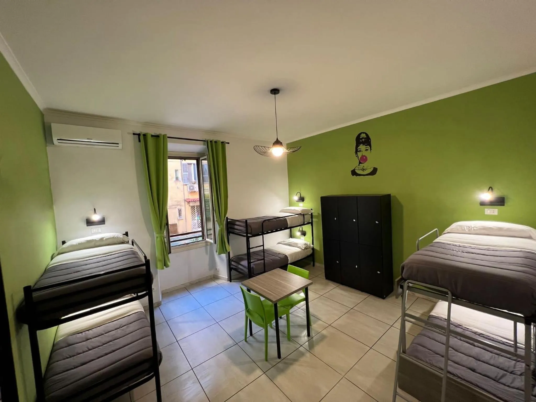 Bedroom, Bed in Palladini Rome