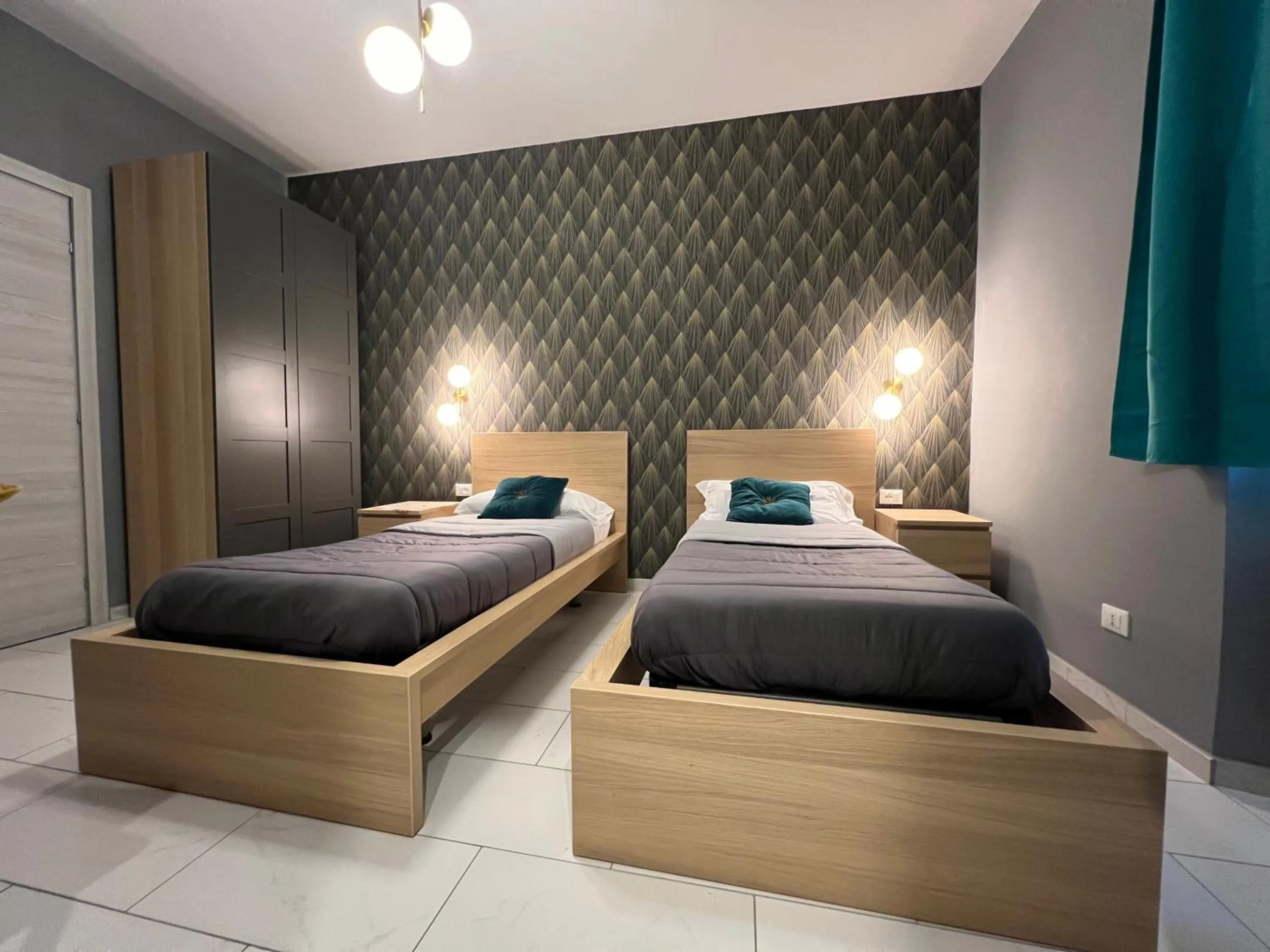 Bedroom, Bed in Palladini Rome