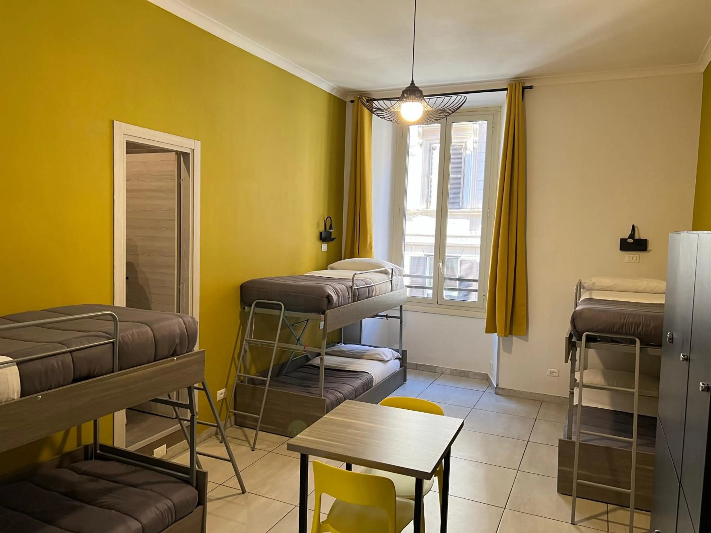 Bedroom, Bed in Palladini Rome