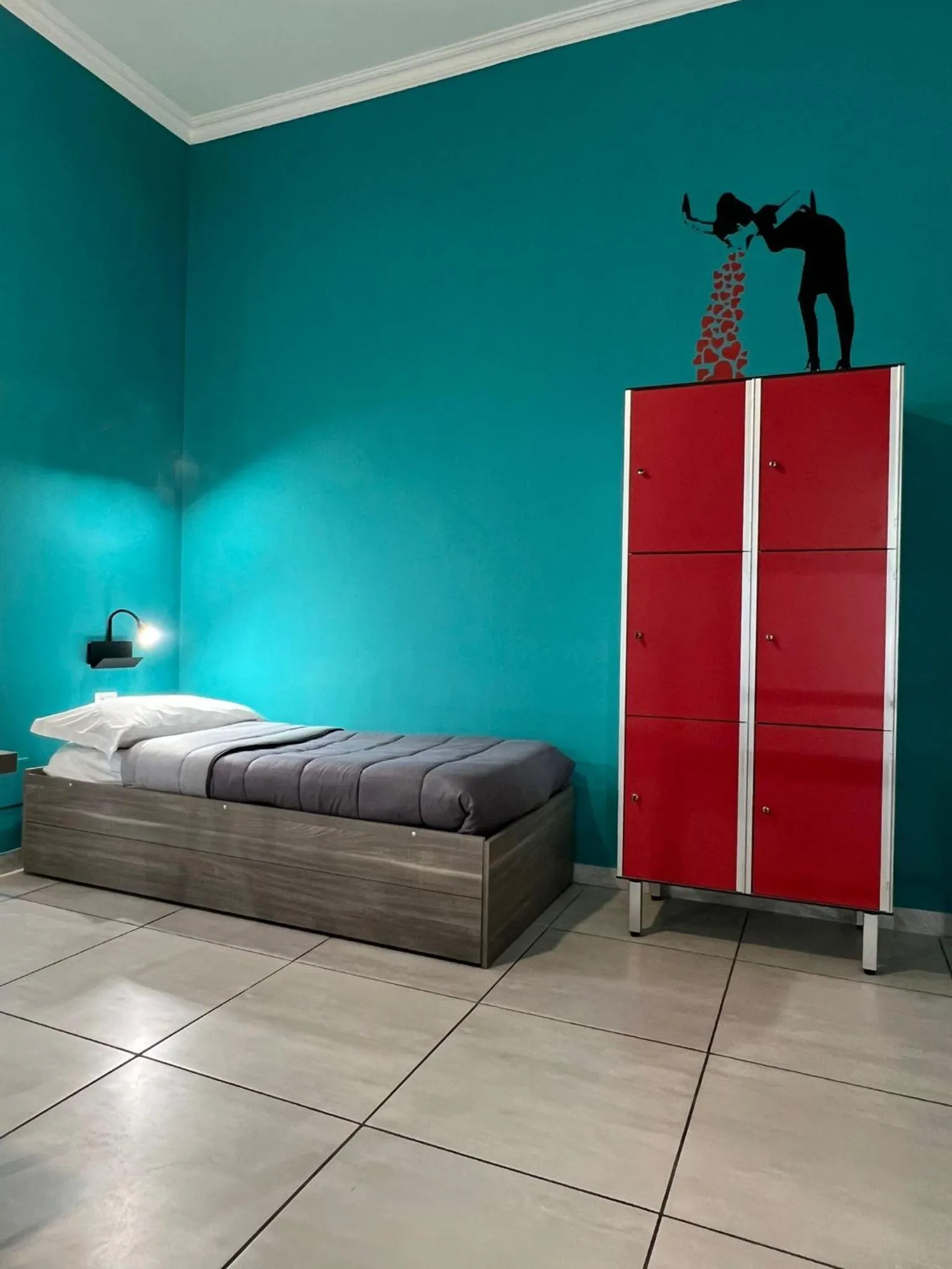 Bedroom, Bed in Palladini Rome