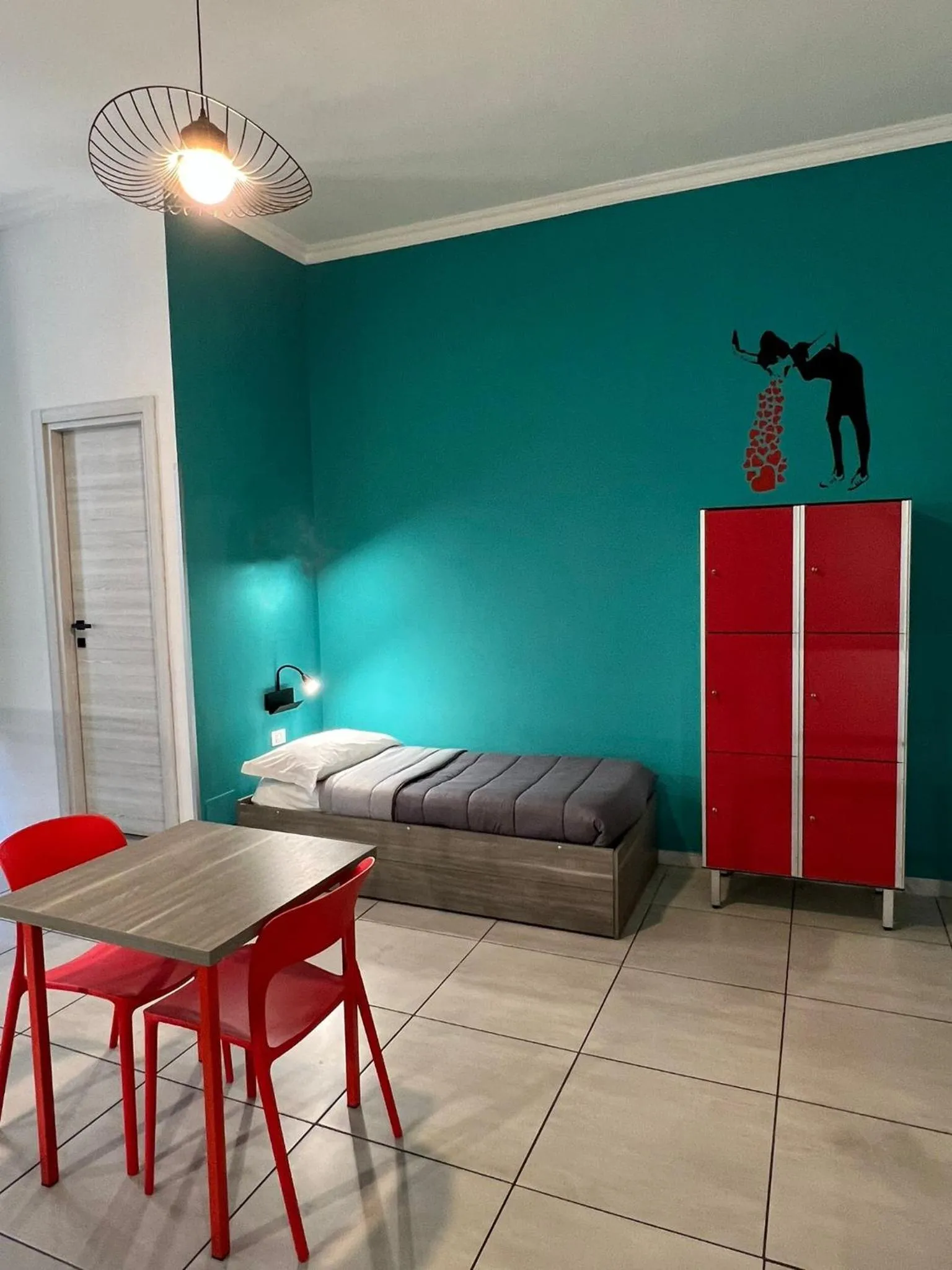 Bedroom, Bed in Palladini Rome