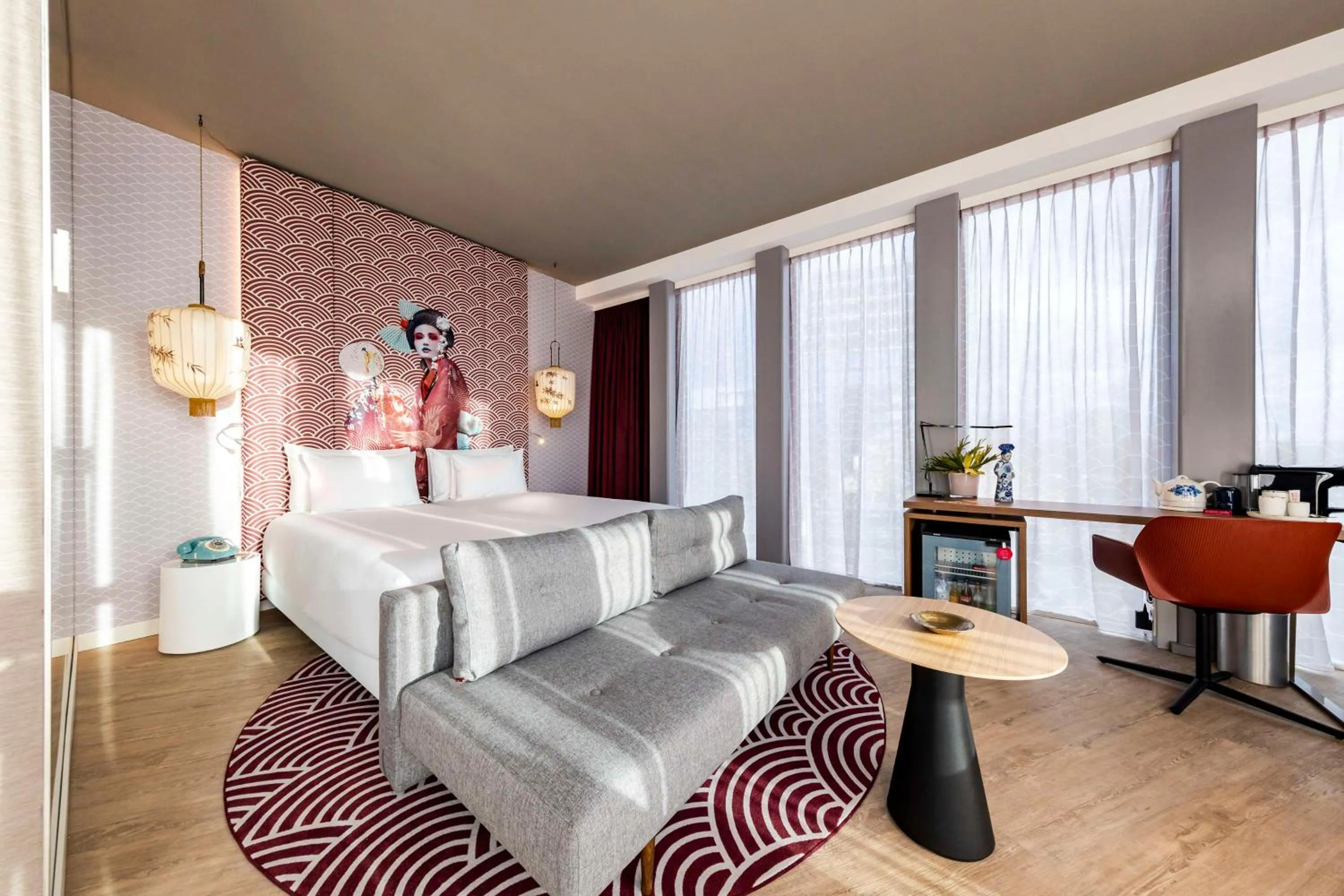 Bedroom in nhow Amsterdam Rai