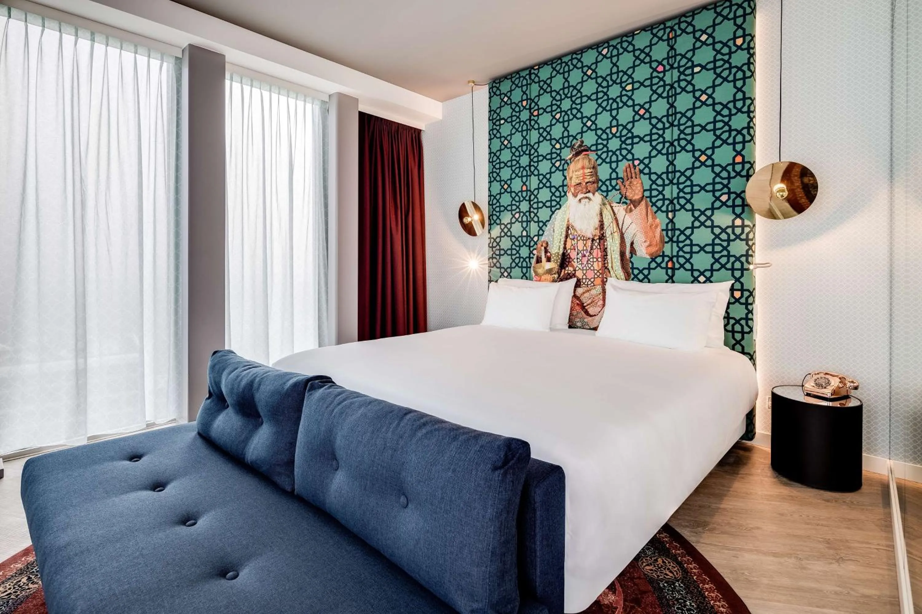 Bedroom, Bed in nhow Amsterdam Rai